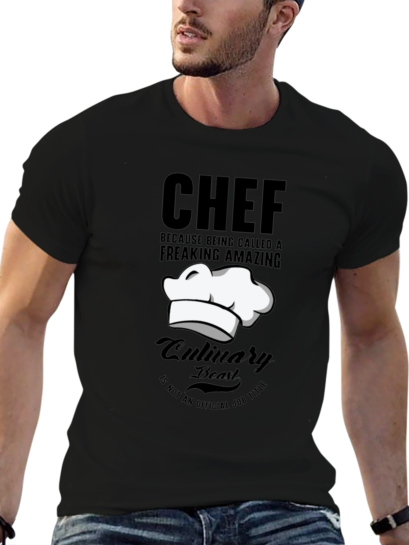 Chef Culinary Beast Funny T-Shirt
