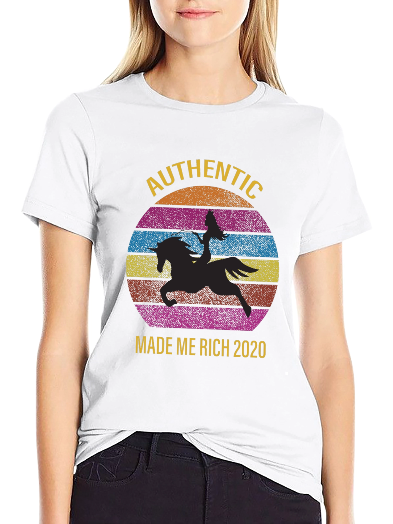 Authentic Made Me Rich 2020 T-Shirt