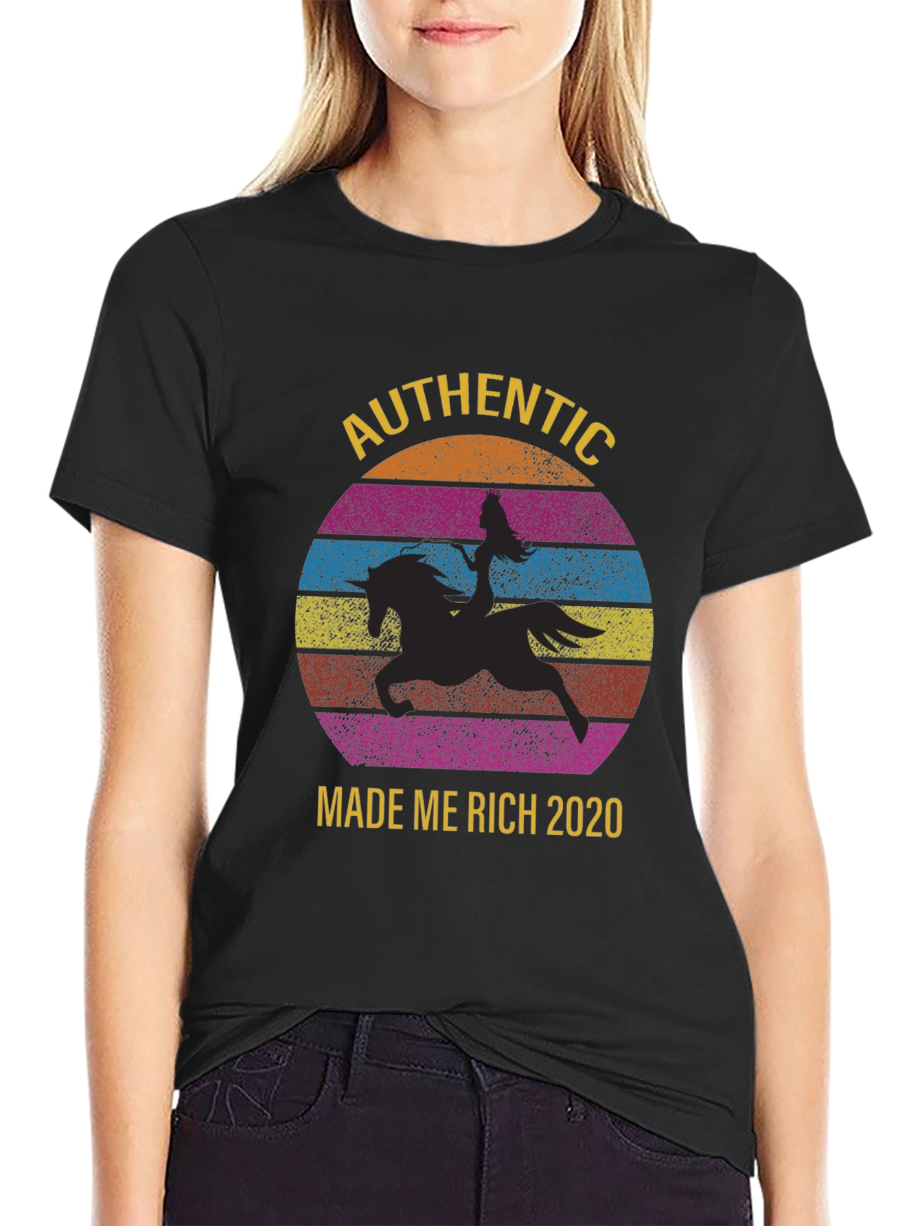 Authentic Made Me Rich 2020 T-Shirt