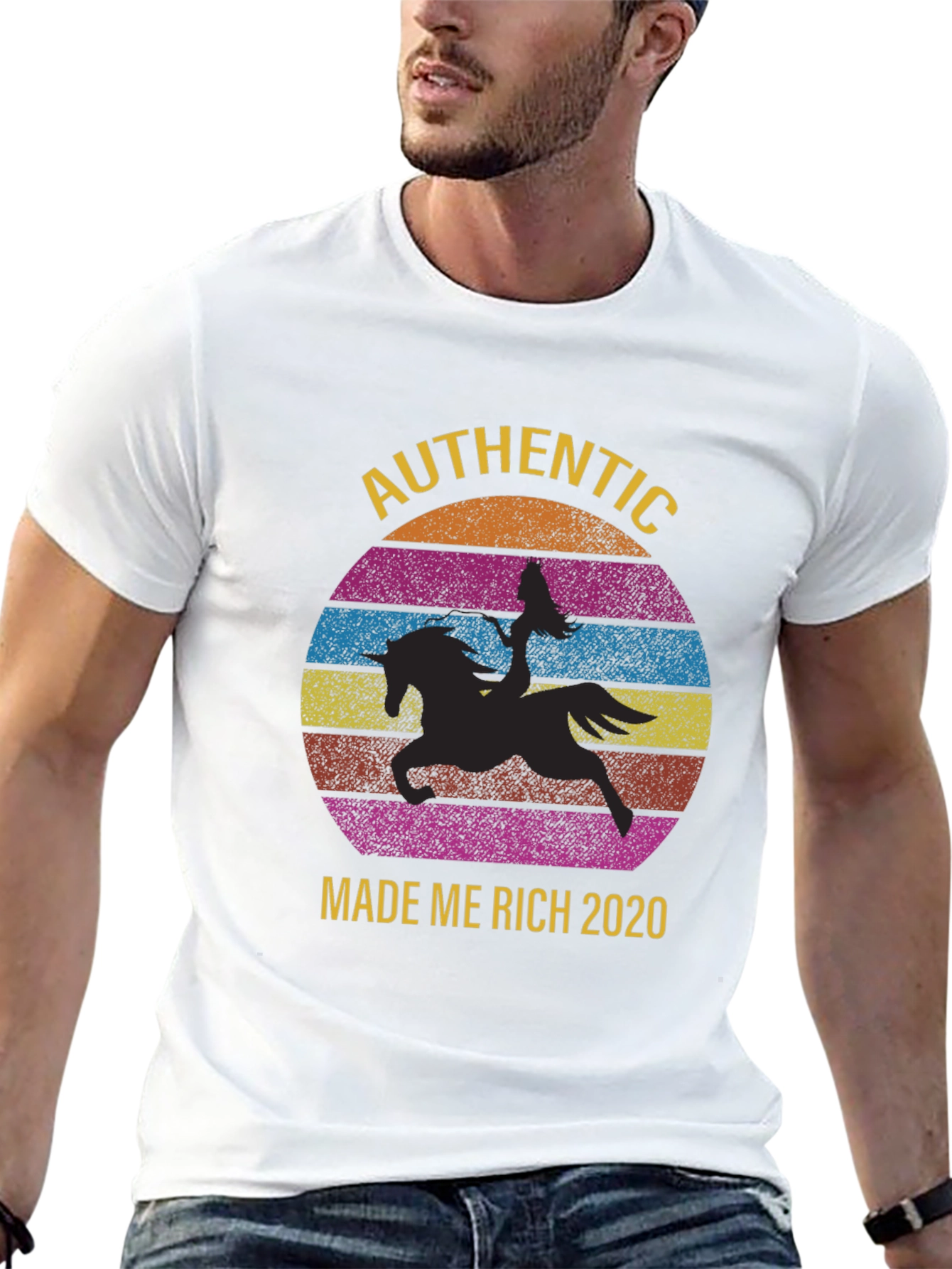 Authentic Made Me Rich 2020 T-Shirt