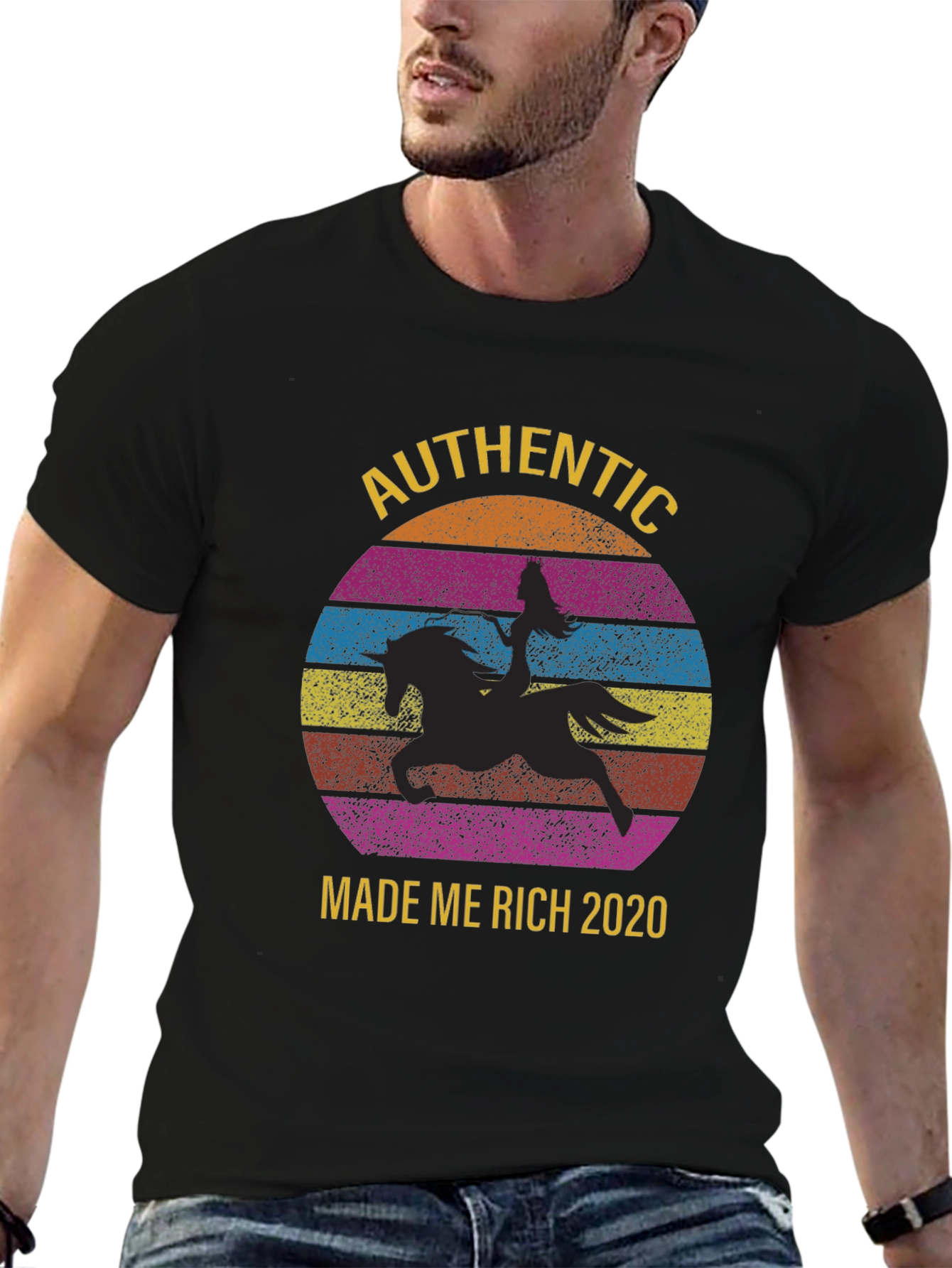 Authentic Made Me Rich 2020 T-Shirt