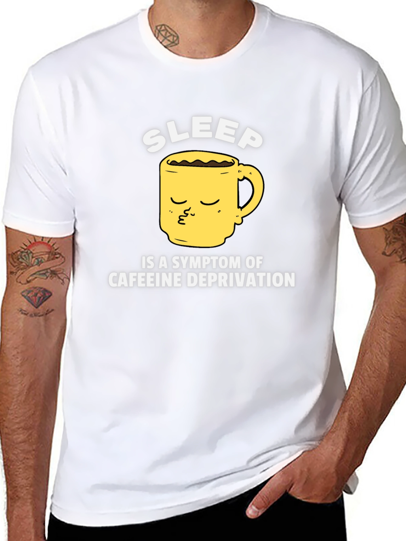 Sleep Caffeine Deprivation Funny T-Shirt