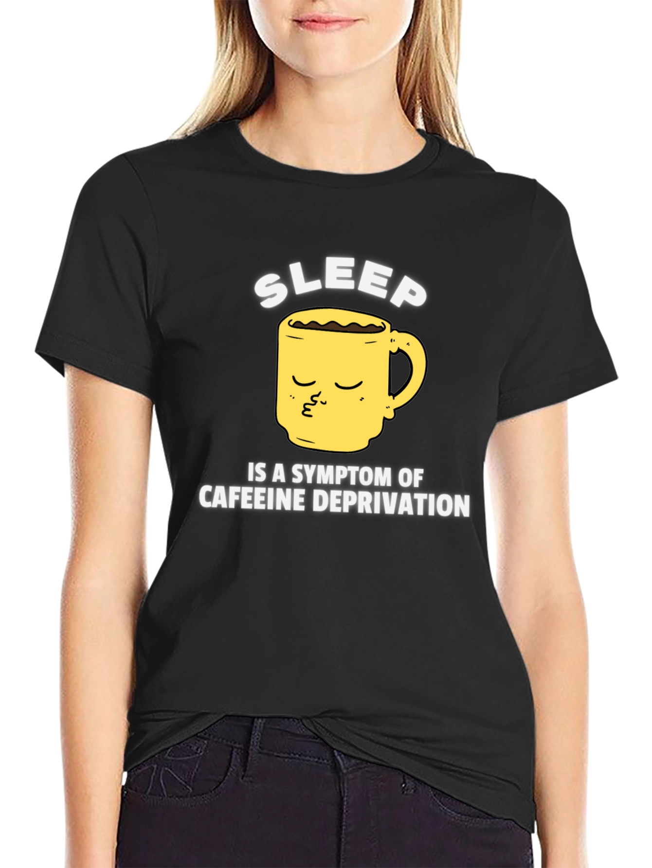 Sleep Caffeine Deprivation Funny T-Shirt