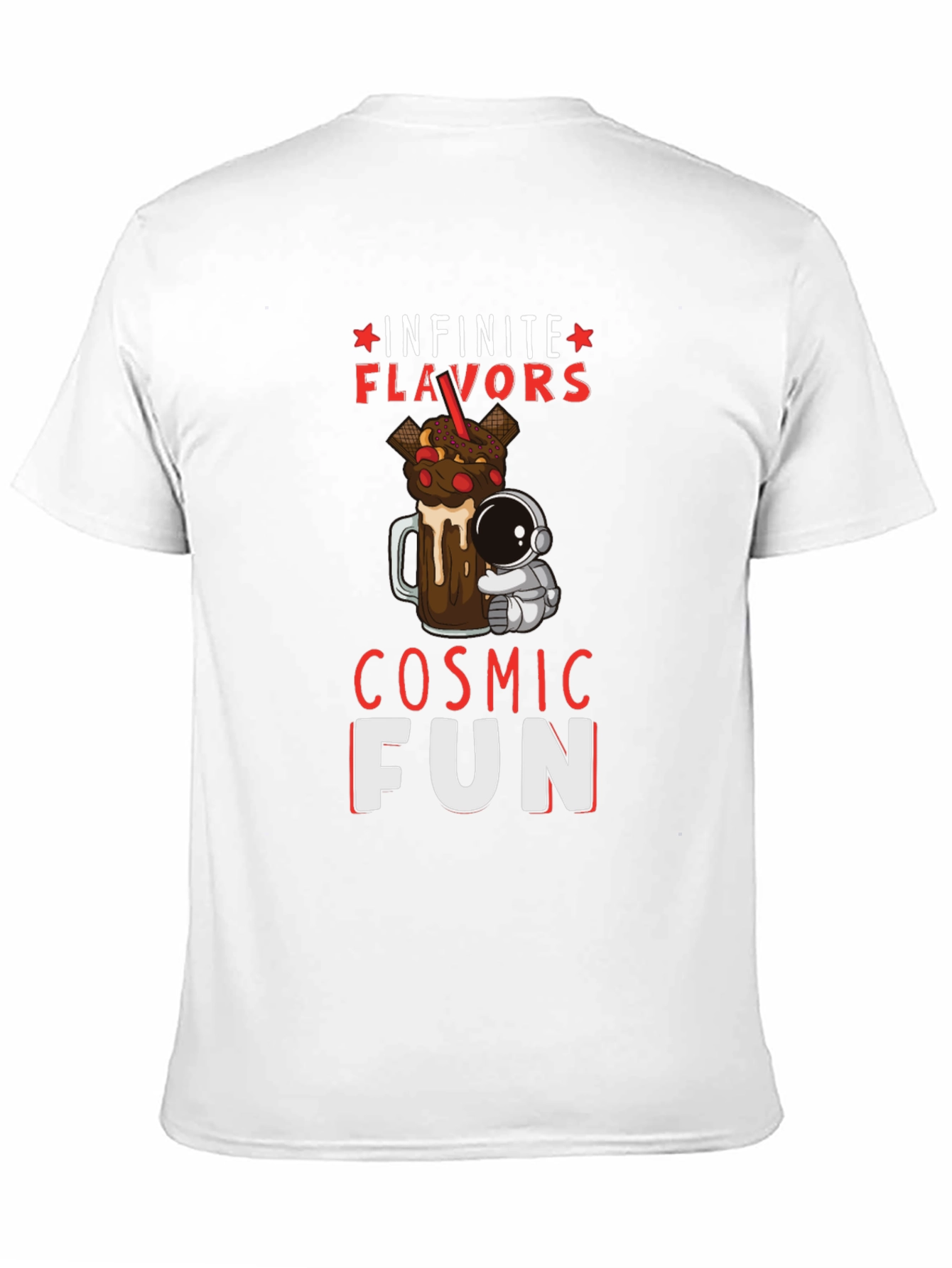 Cosmic Fun T-Shirt: Infinite Flavors & Space Adventure