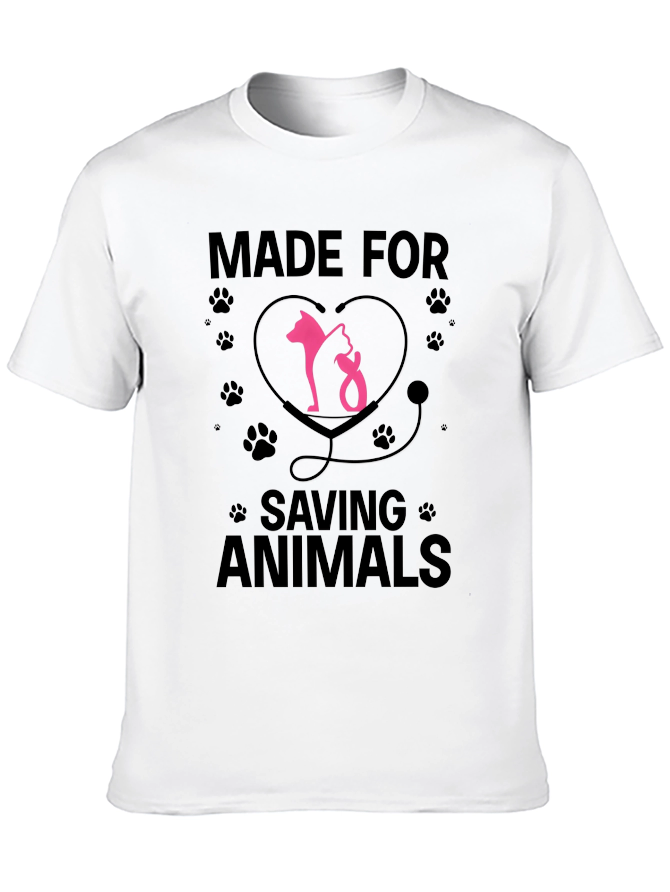 Veterinarian T-Shirt - Made for Saving Animals