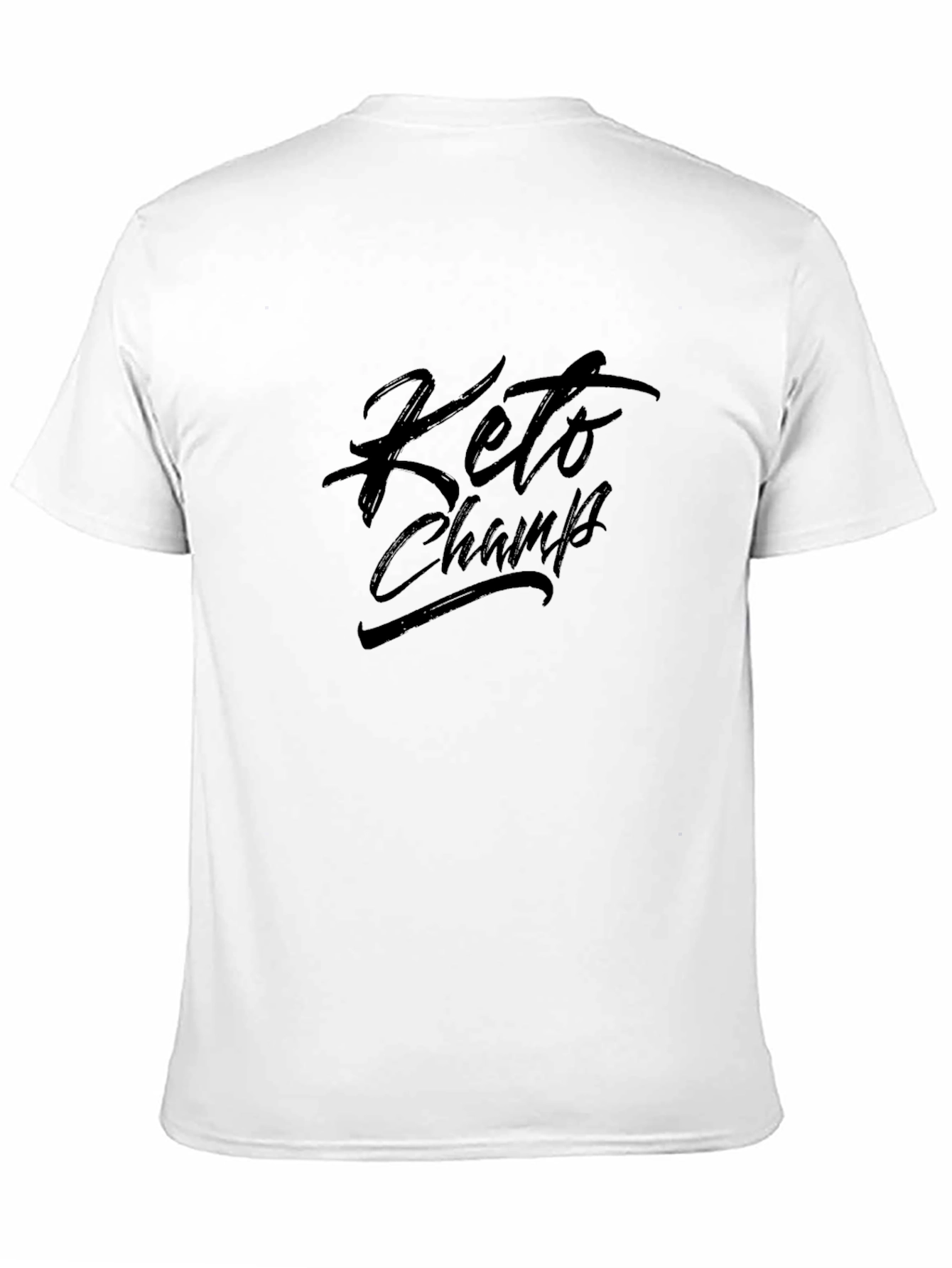 Keto Champ Black T-Shirt - Stylish & Comfortable