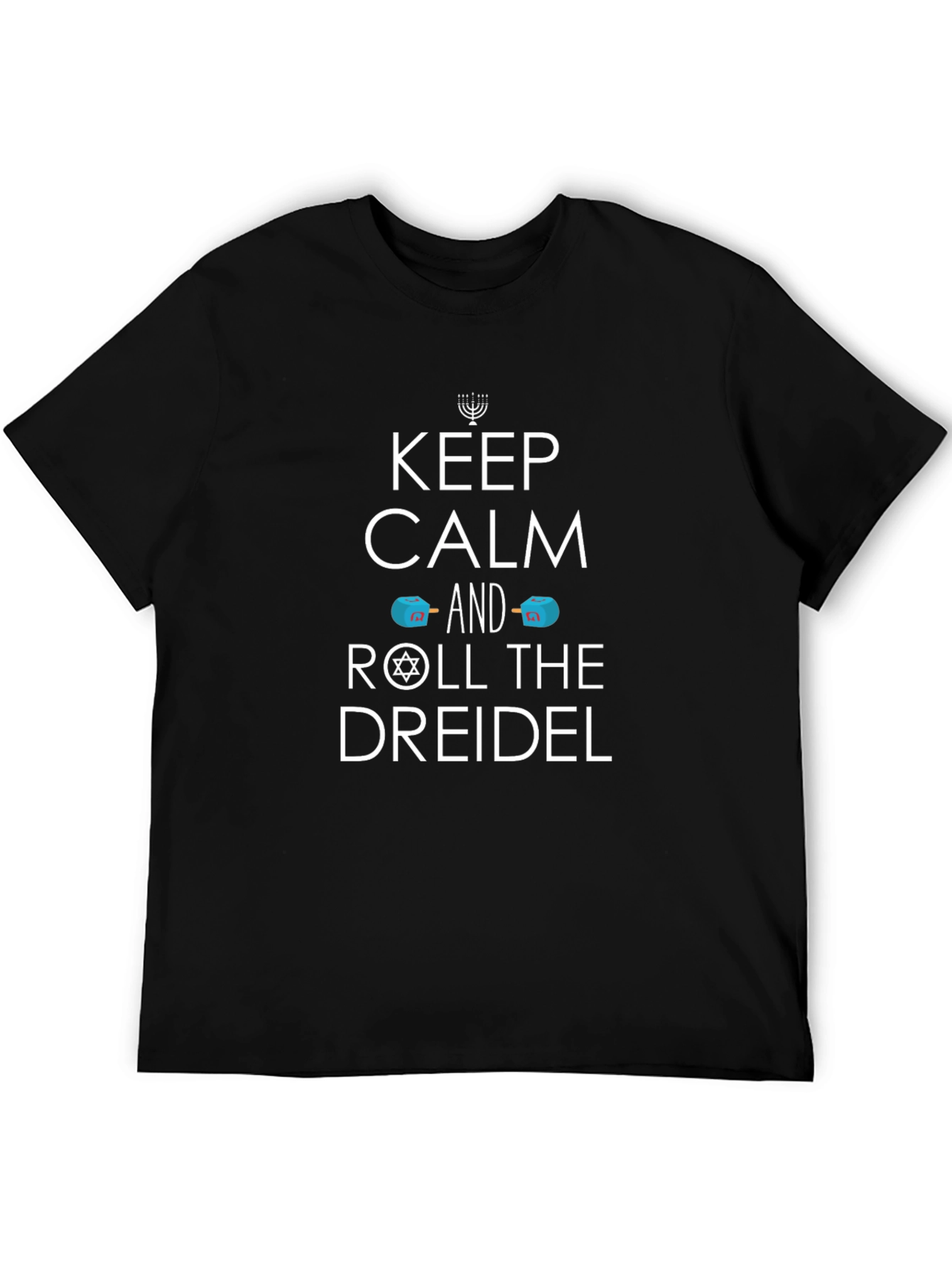 Keep Calm and Roll the Dreidel T-Shirt