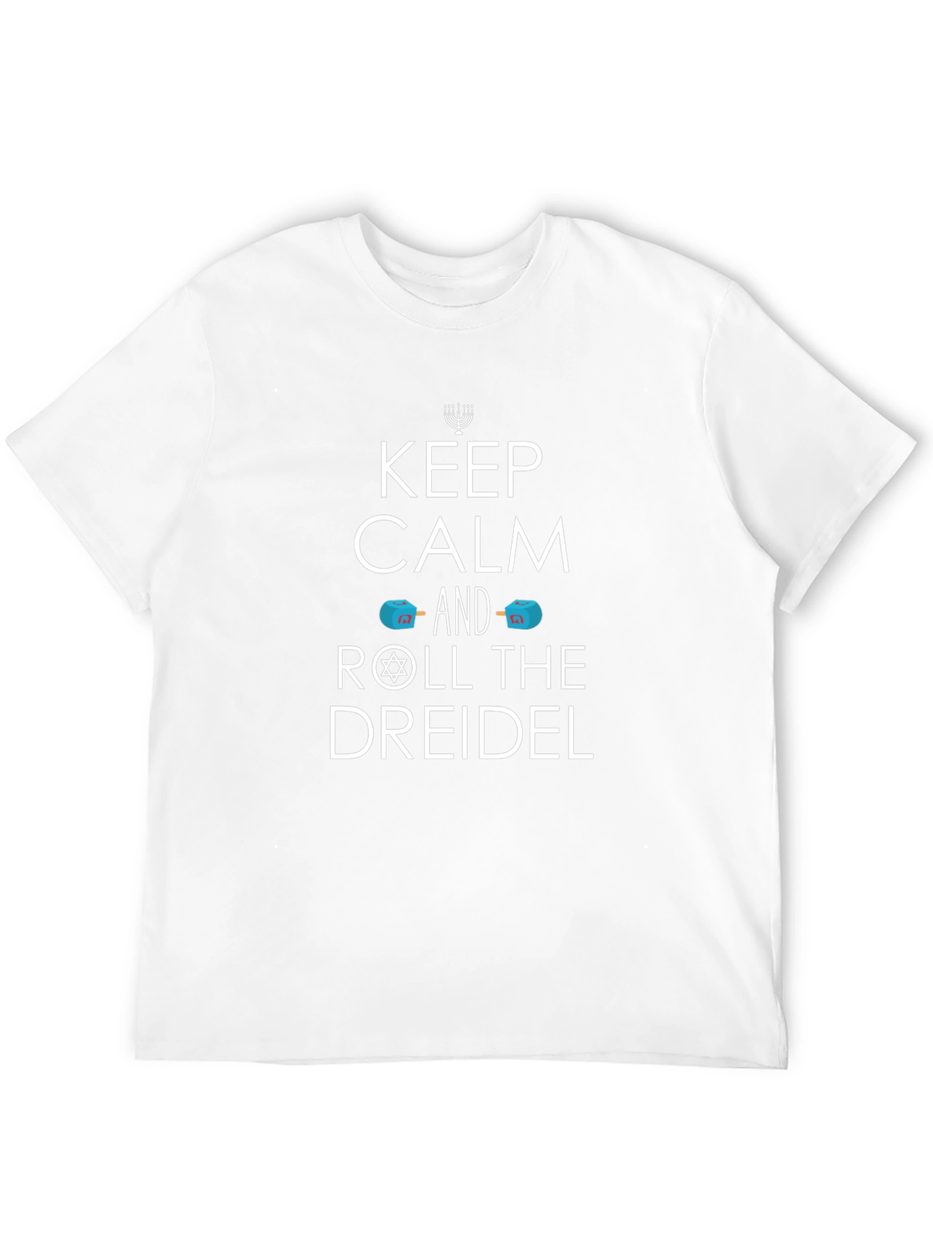 Keep Calm and Roll the Dreidel T-Shirt
