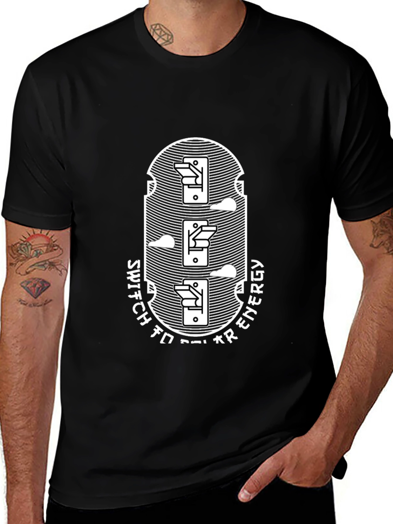 Switch to Solar Energy T-Shirt - Eco Friendly Tee