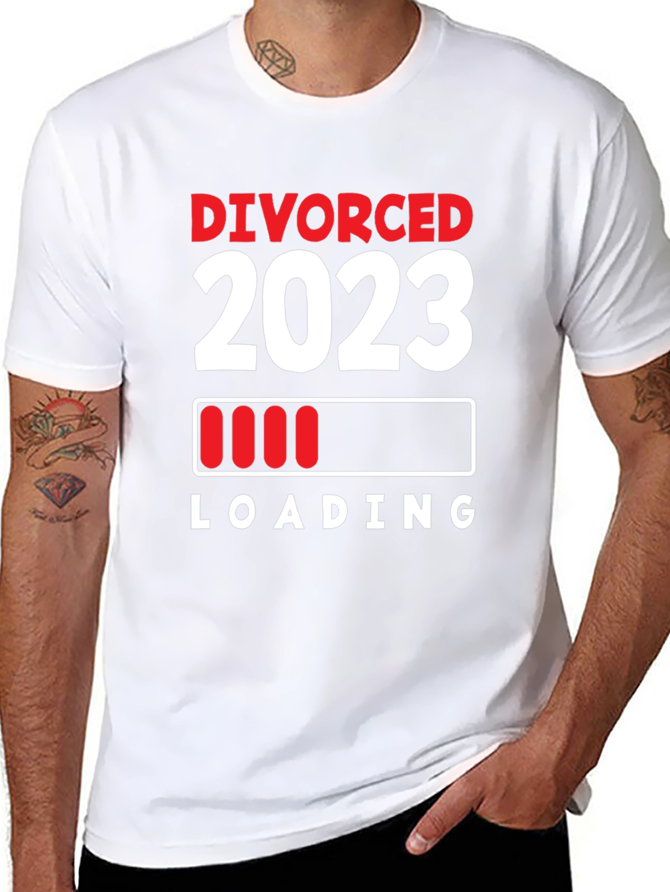 Divorced 2023 Loading T-Shirt