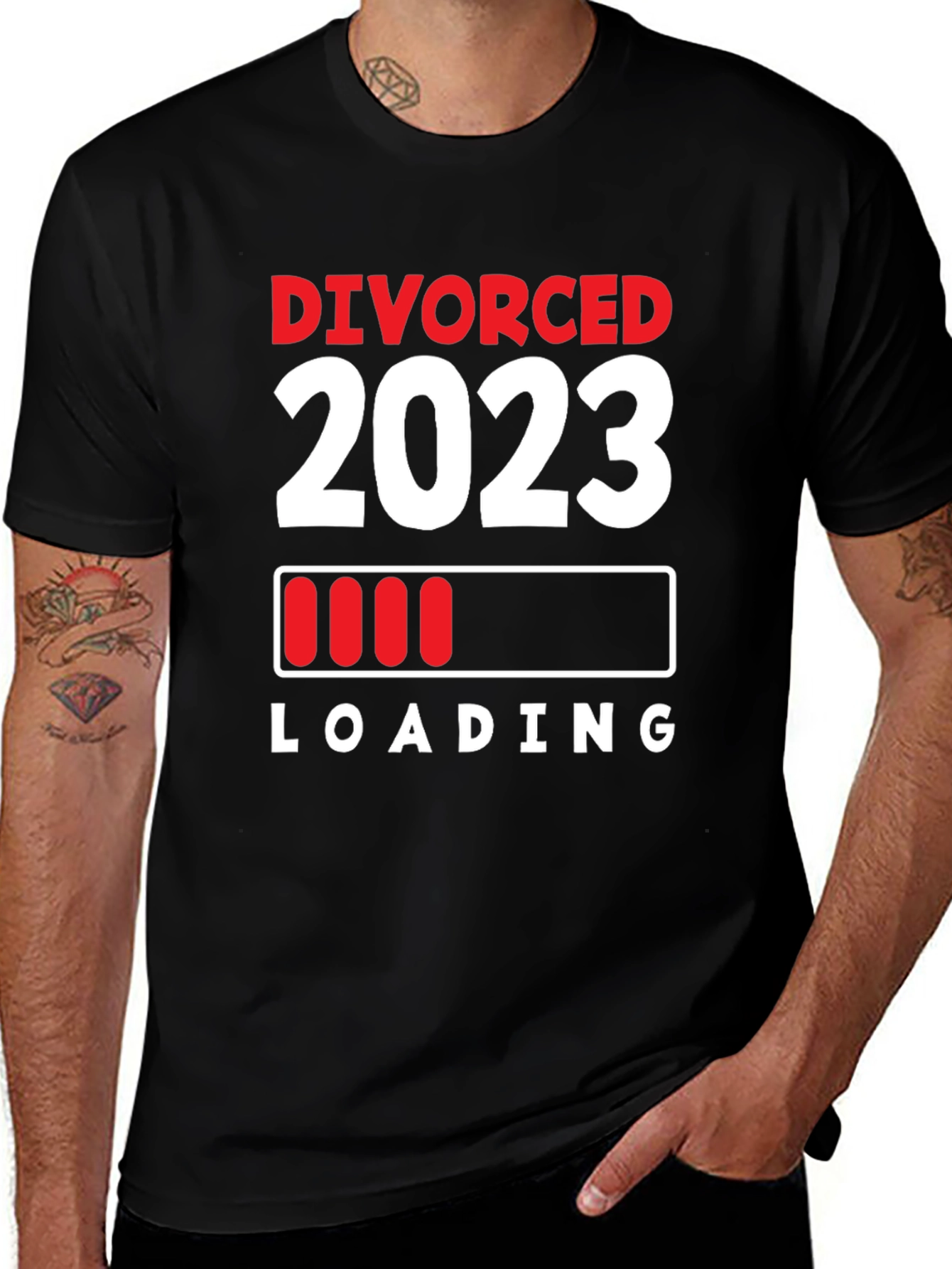 Divorced 2023 Loading T-Shirt