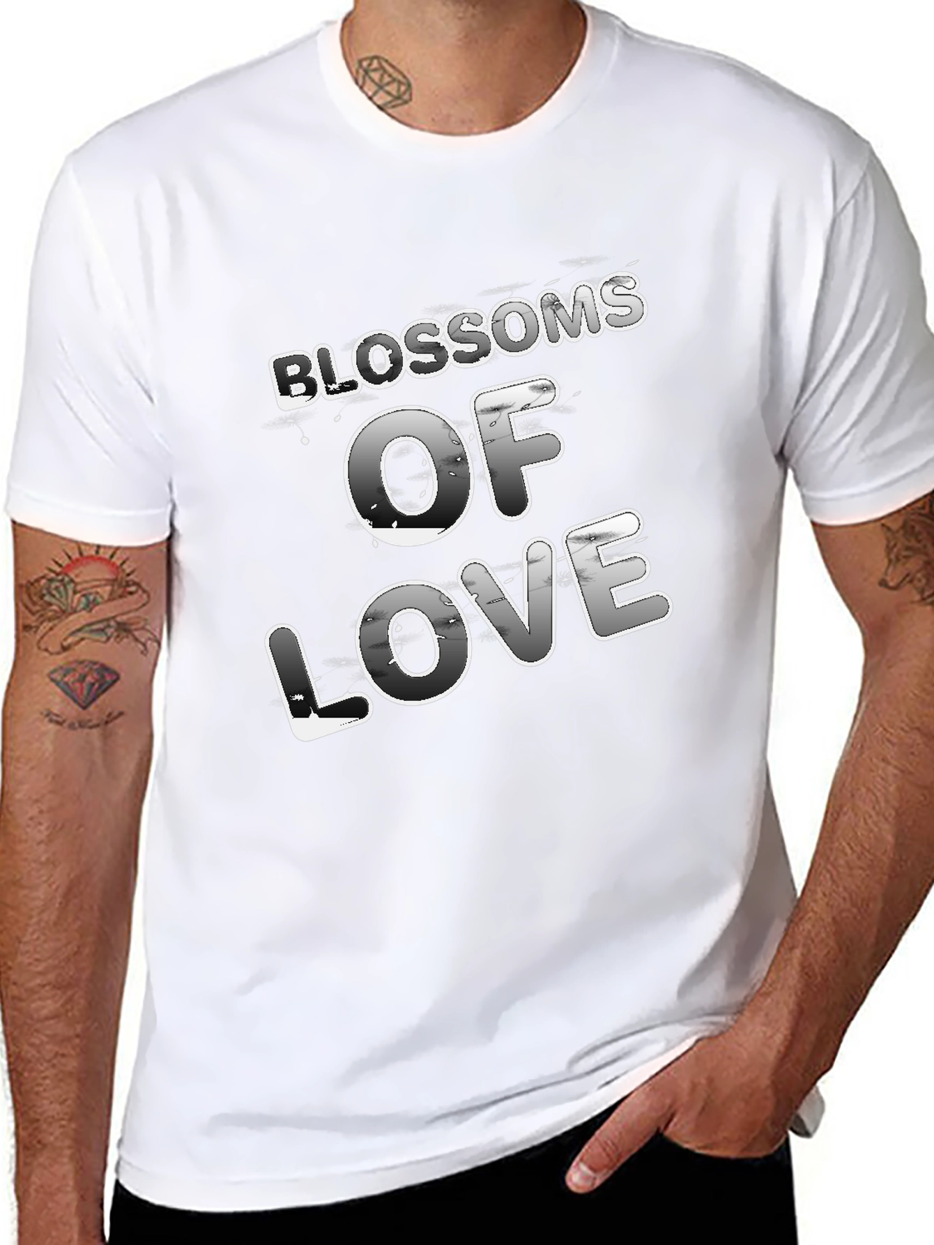 Blossoms of Love Graphic T-Shirt