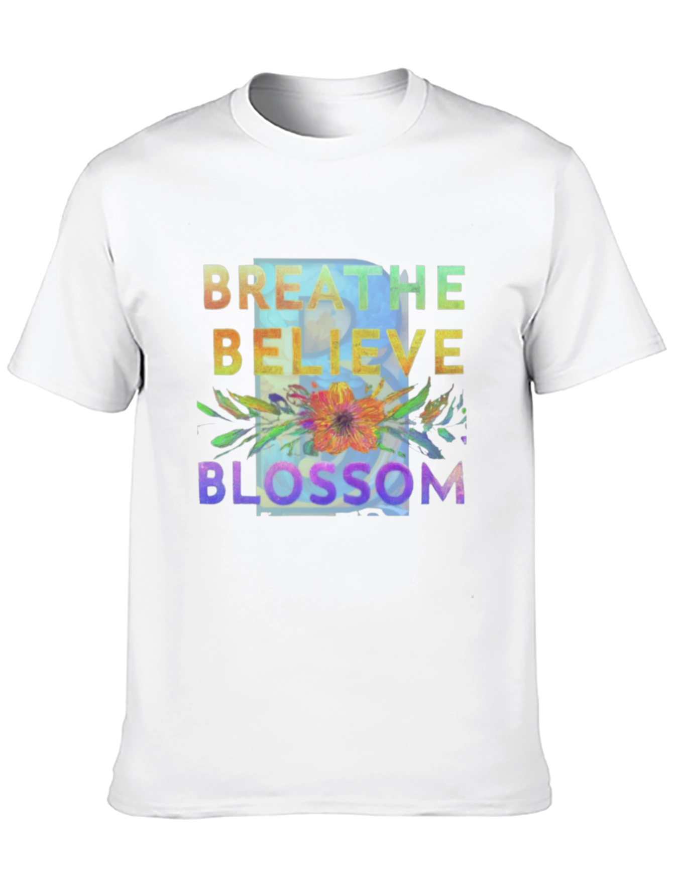 Breathe Believe Blossom Graphic Tee