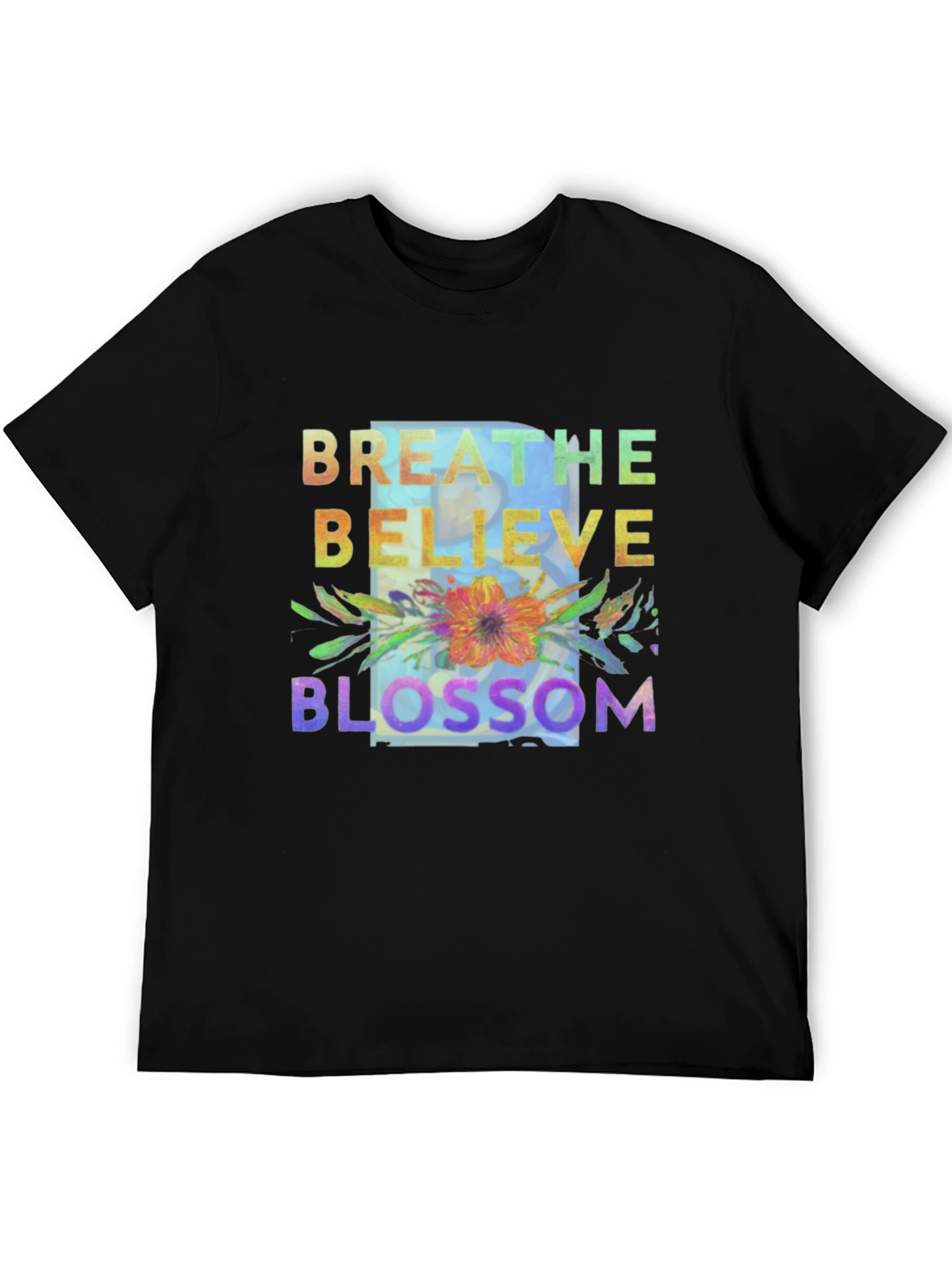 Breathe Believe Blossom Graphic Tee