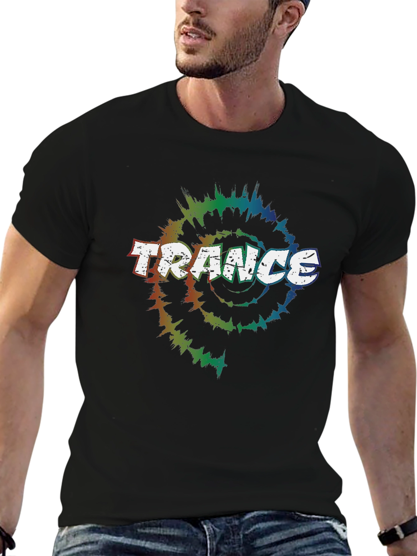 Trance Tie-Dye Graphic Tee - Music Festival Apparel