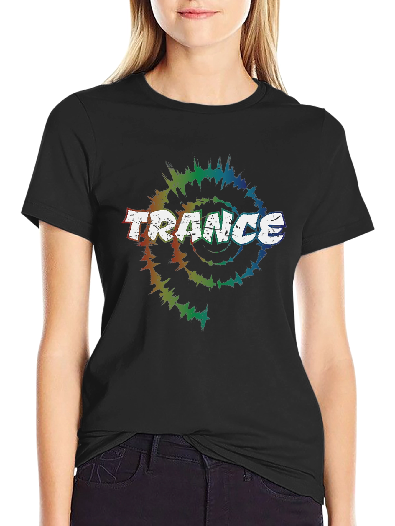 Trance Tie-Dye Graphic Tee - Music Festival Apparel