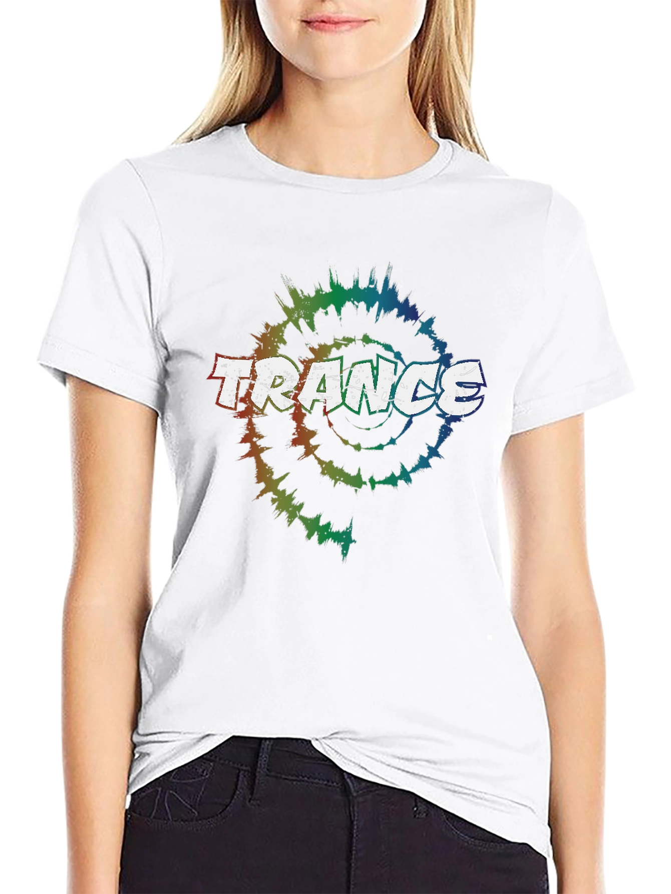 Trance Tie-Dye Graphic Tee - Music Festival Apparel