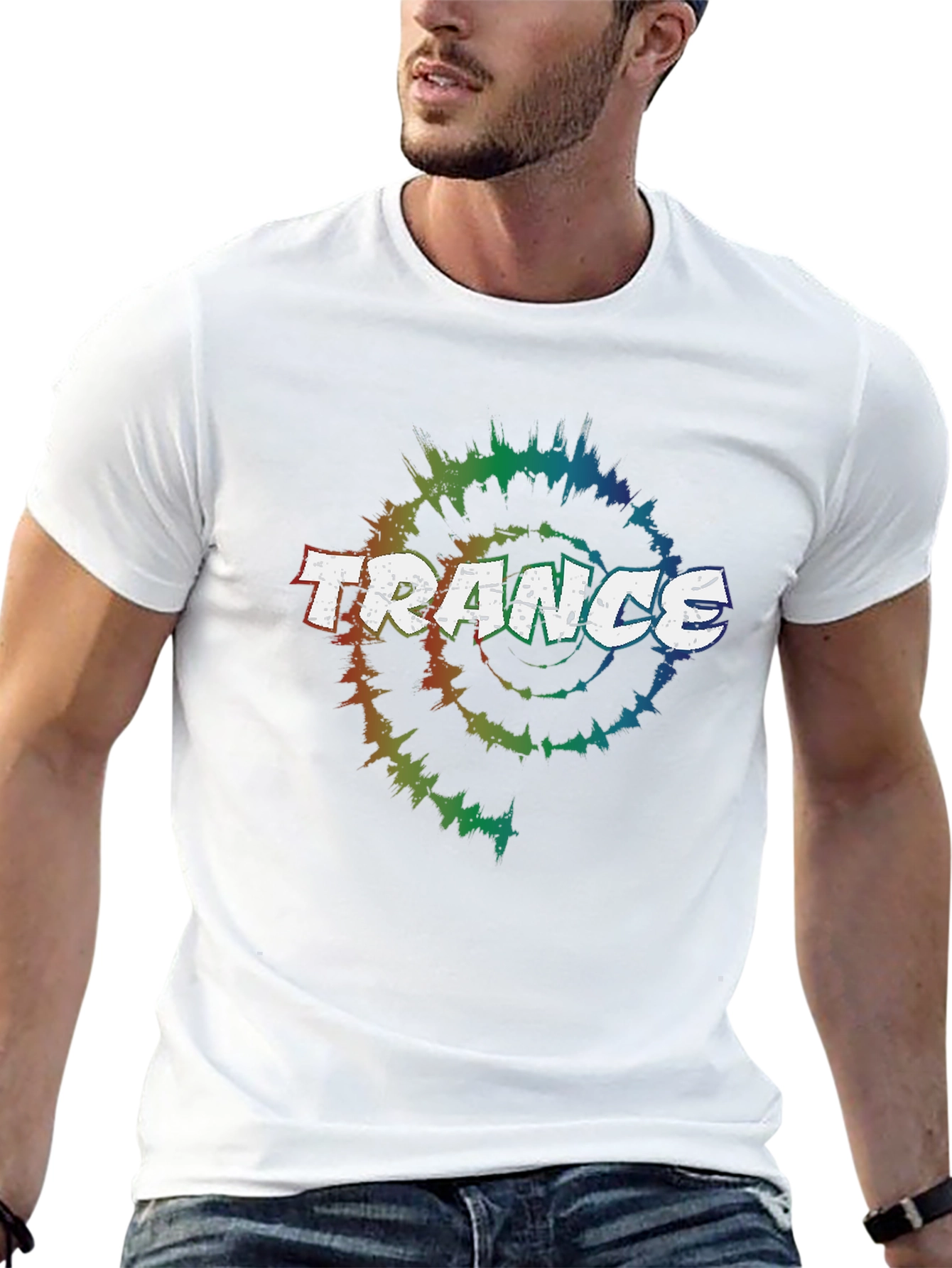 Trance Tie-Dye Graphic Tee - Music Festival Apparel