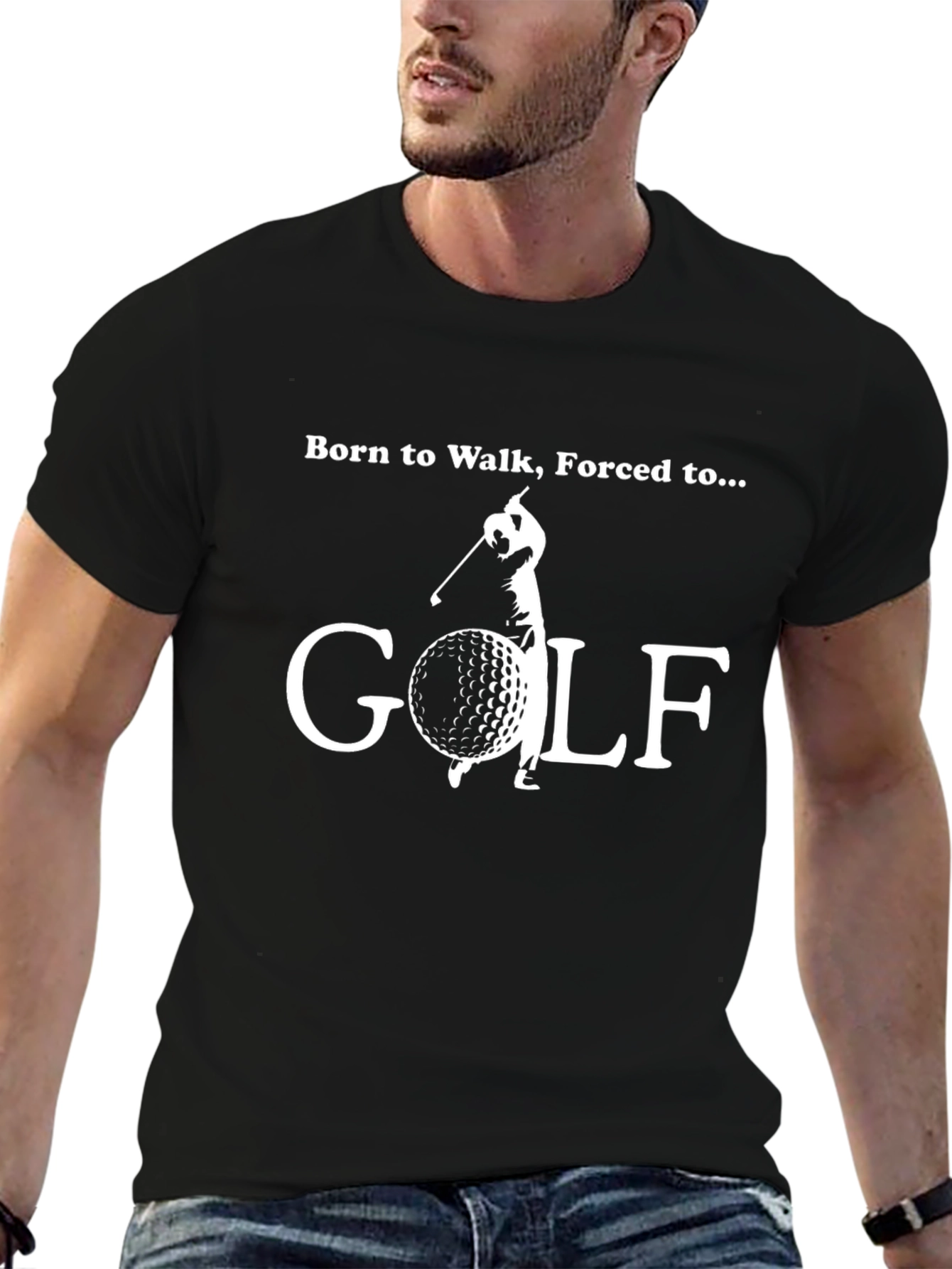 Born to Walk Golf Graphic Tee