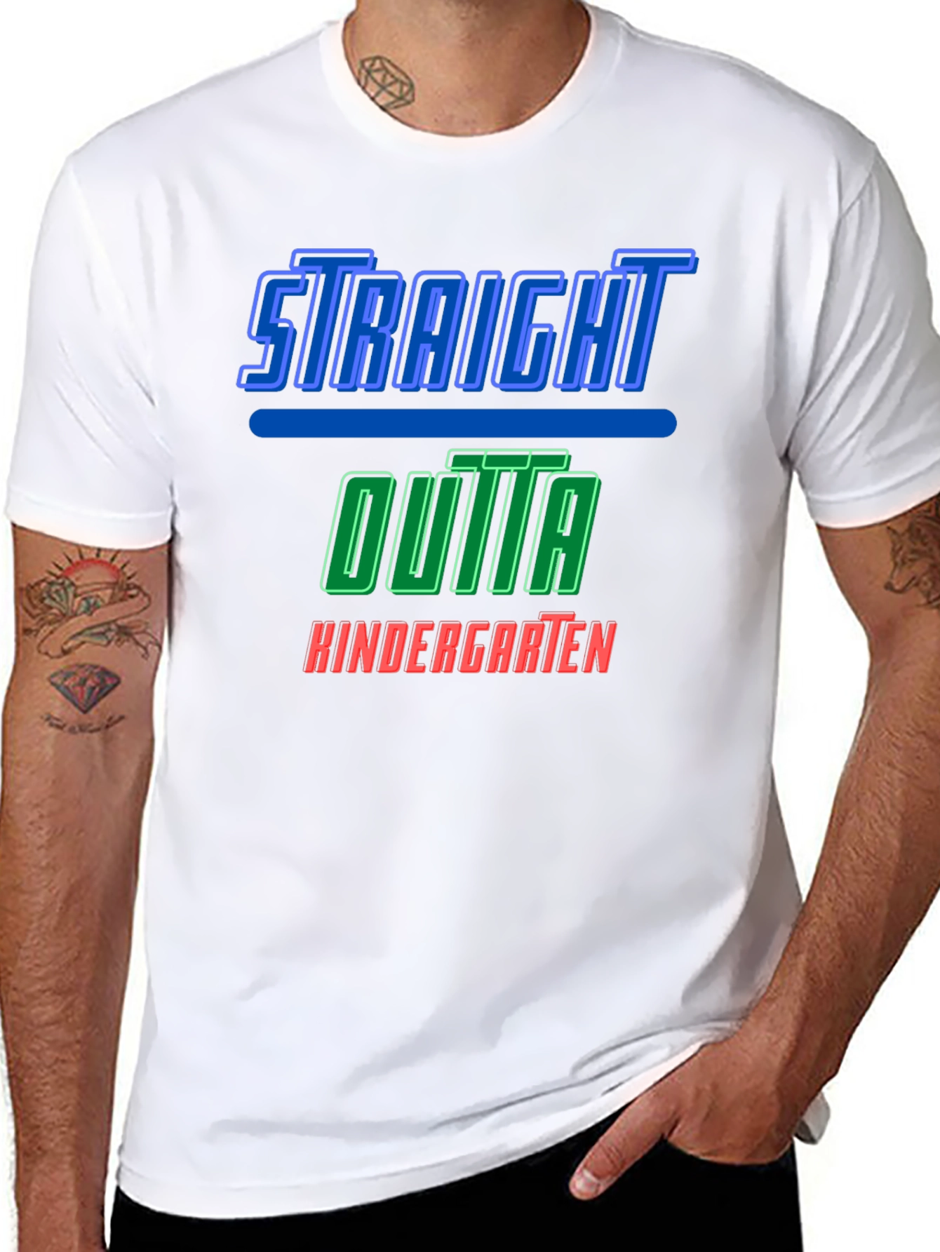 Straight Outta Kindergarten Graphic T-Shirt