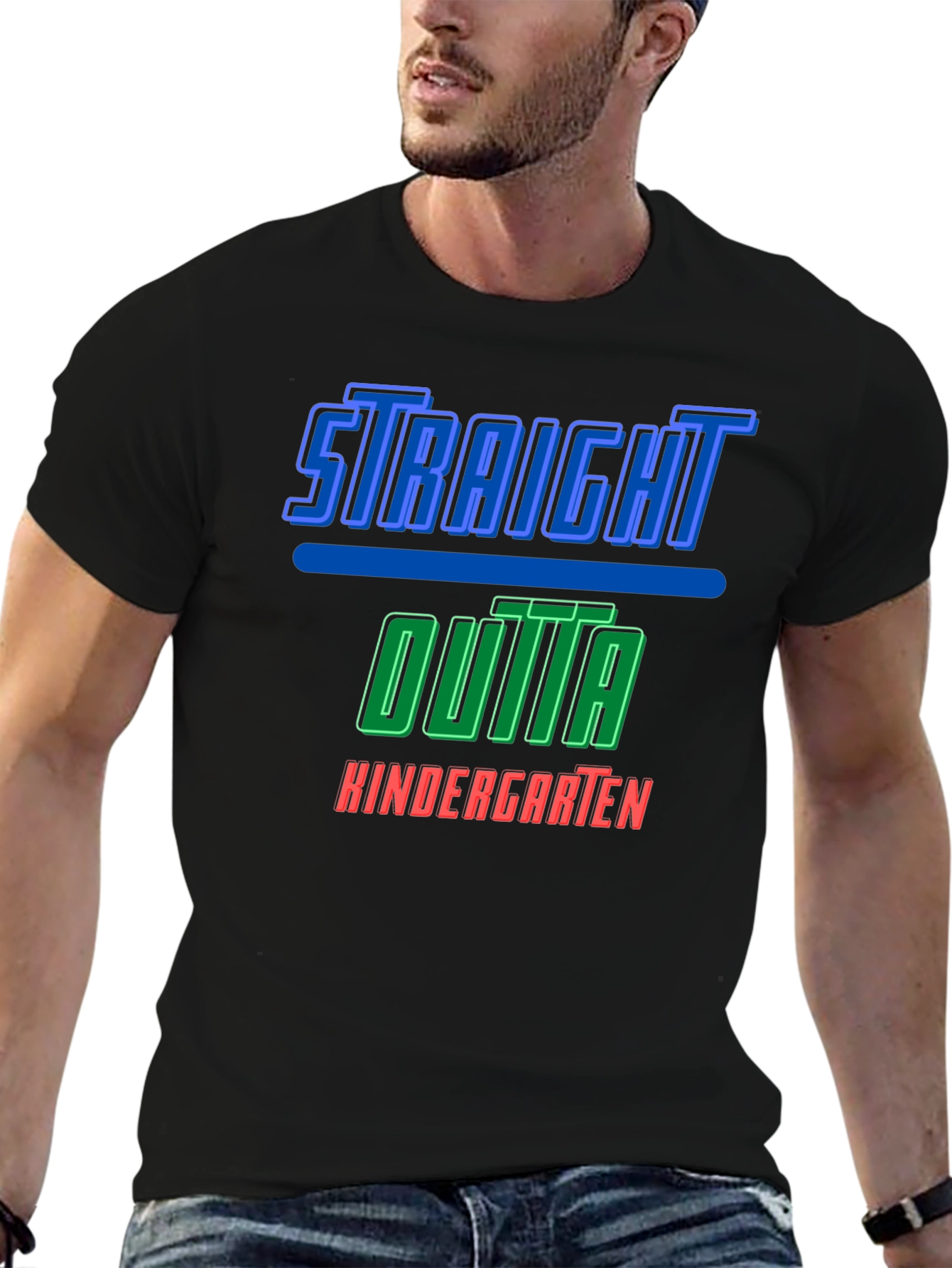 Straight Outta Kindergarten Graphic T-Shirt
