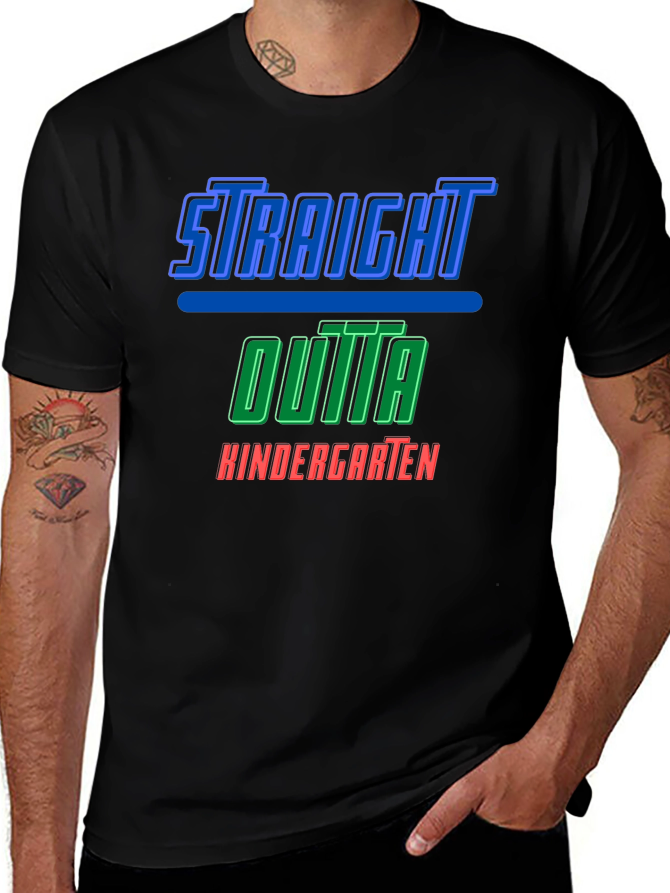 Straight Outta Kindergarten Graphic T-Shirt