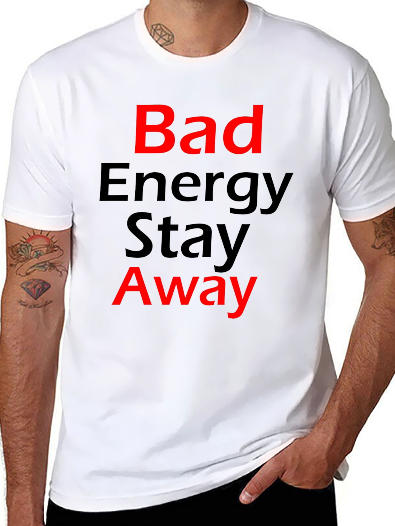 Bad Energy Stay Away Graphic T-Shirt