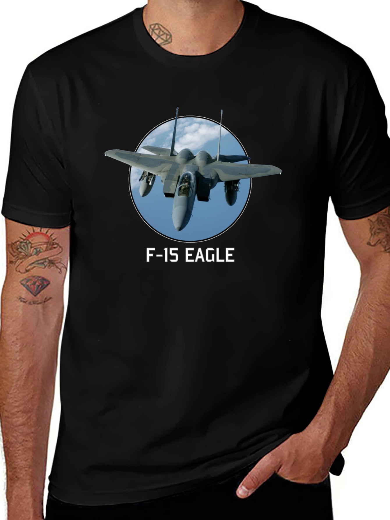 F-15 Eagle Jet Fighter Graphic T-Shirt