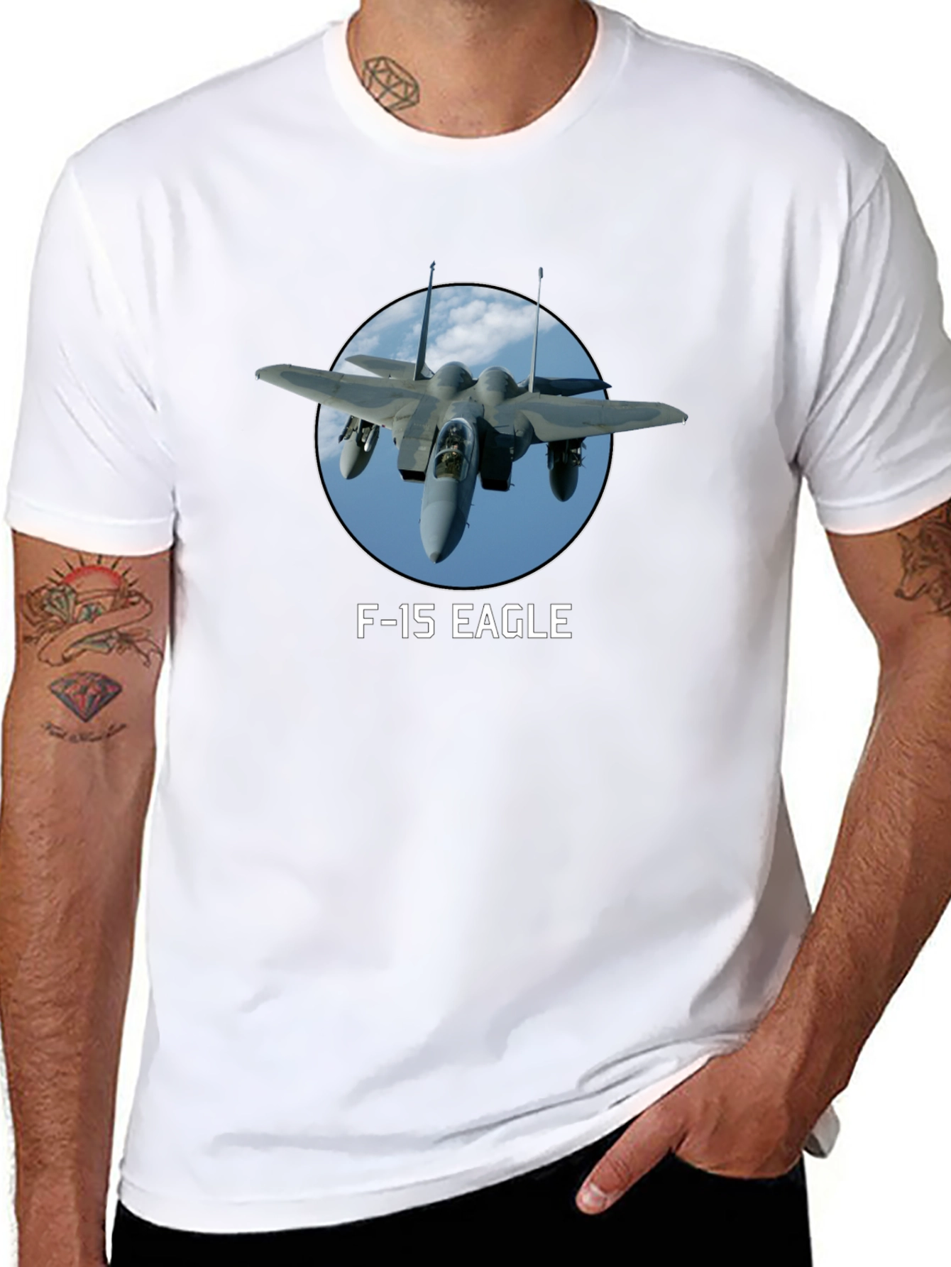 F-15 Eagle Jet Fighter Graphic T-Shirt