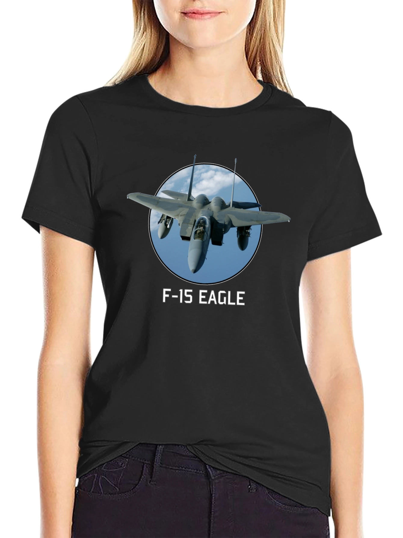 F-15 Eagle Jet Fighter Graphic T-Shirt