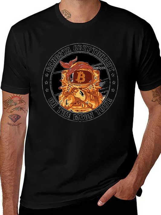 Gangsta Cryptonaut Bitcoin T-Shirt