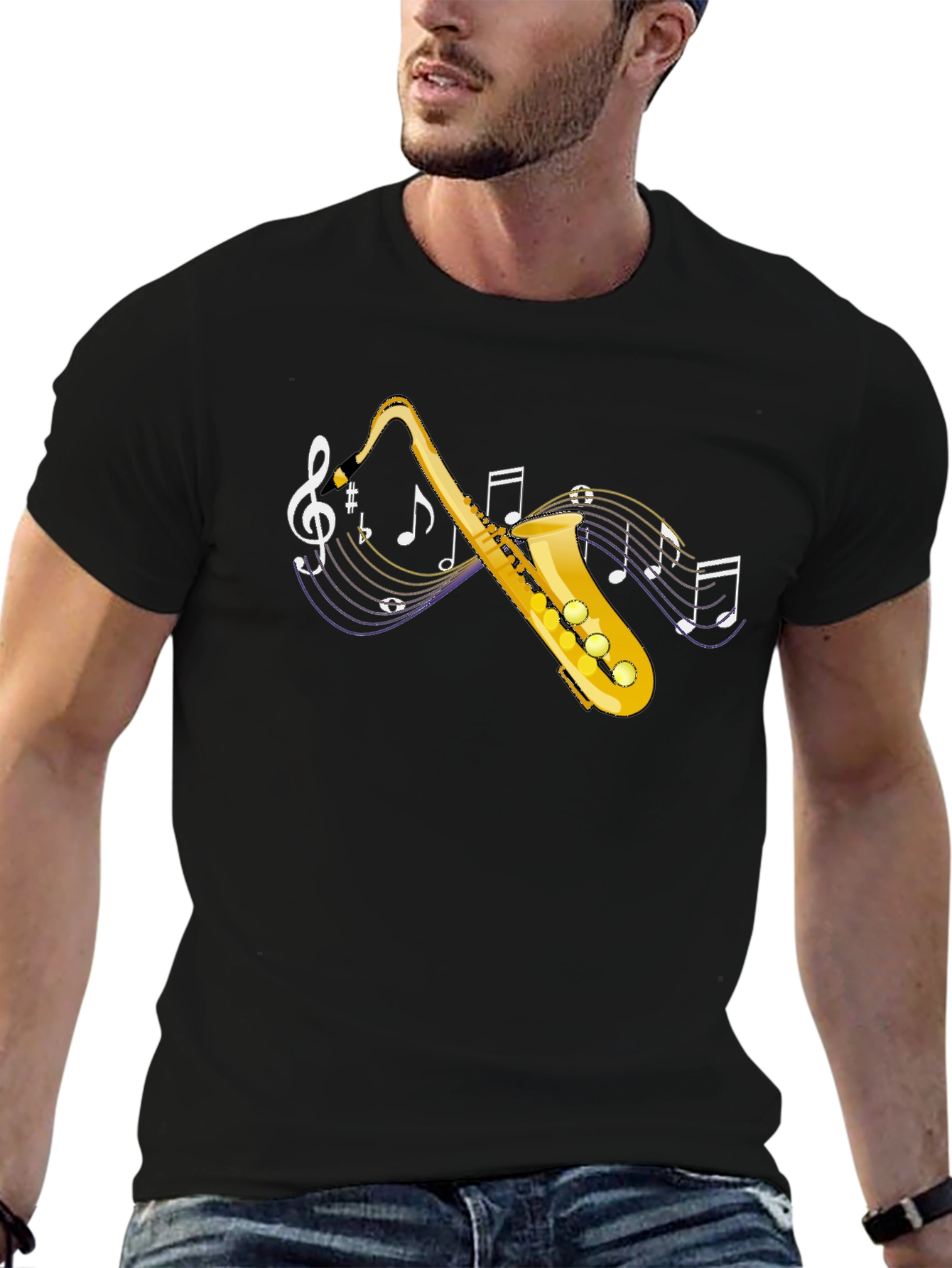 Saxophone Music T-Shirt - Musicians Fashion