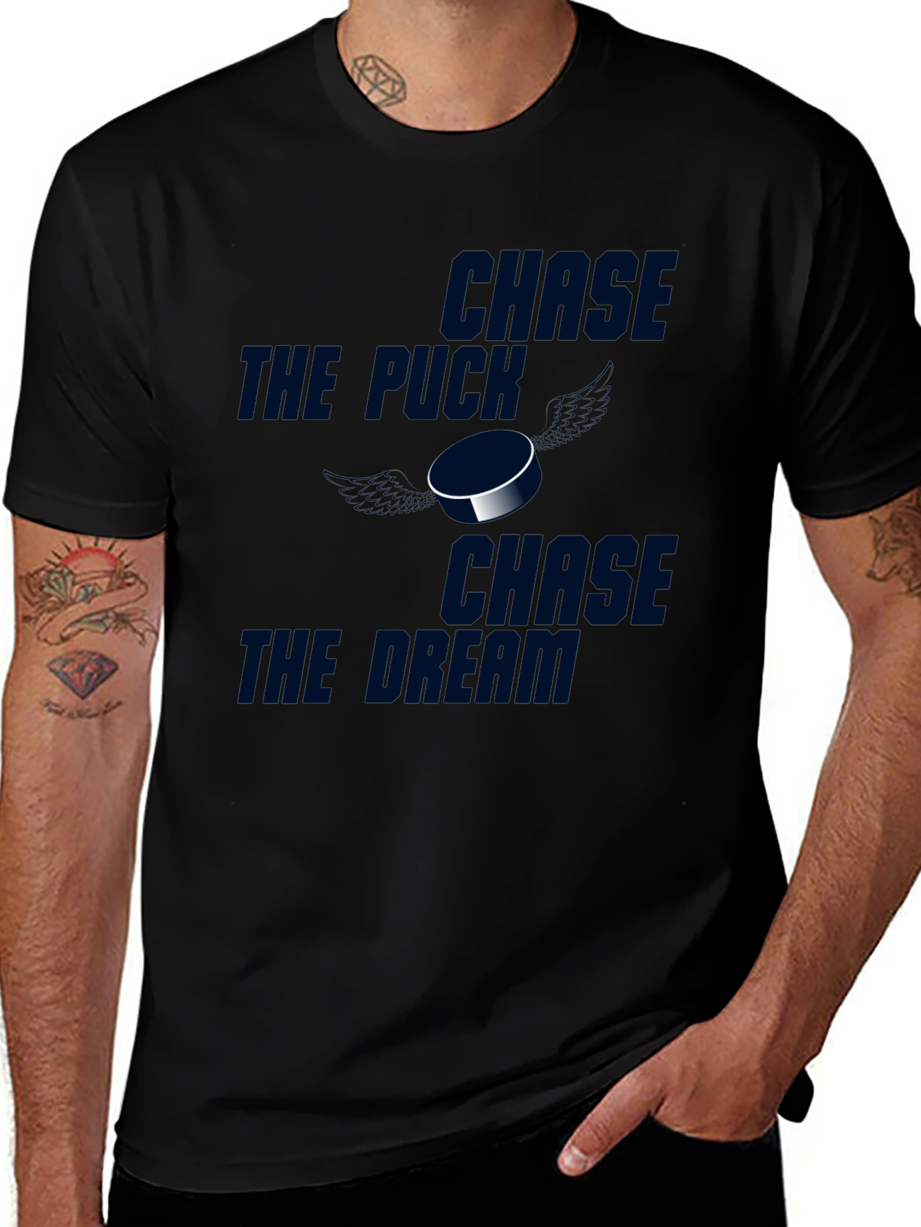 Chase the Puck T-Shirt - Hockey Dream Tee