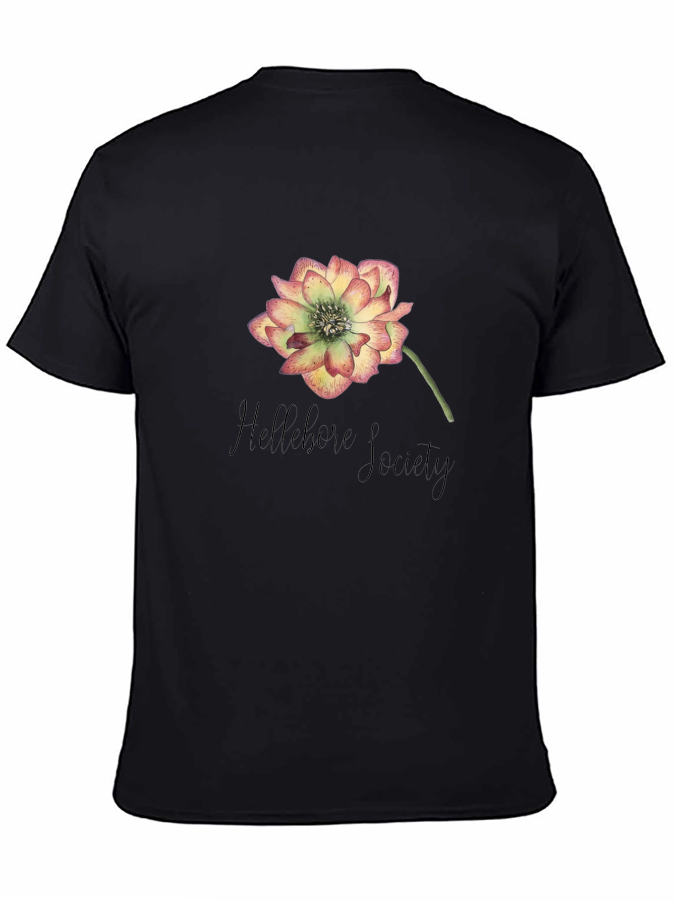 Hellebore Society Graphic T-Shirt - Black