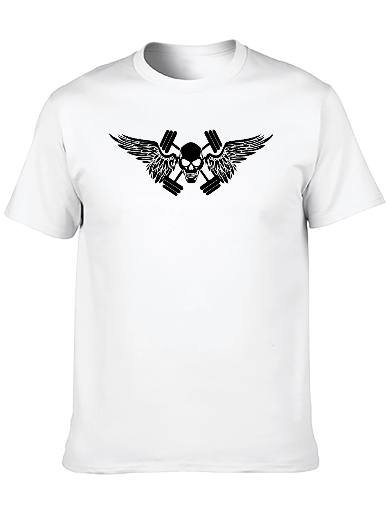 Skull & Wings Workout T-Shirt