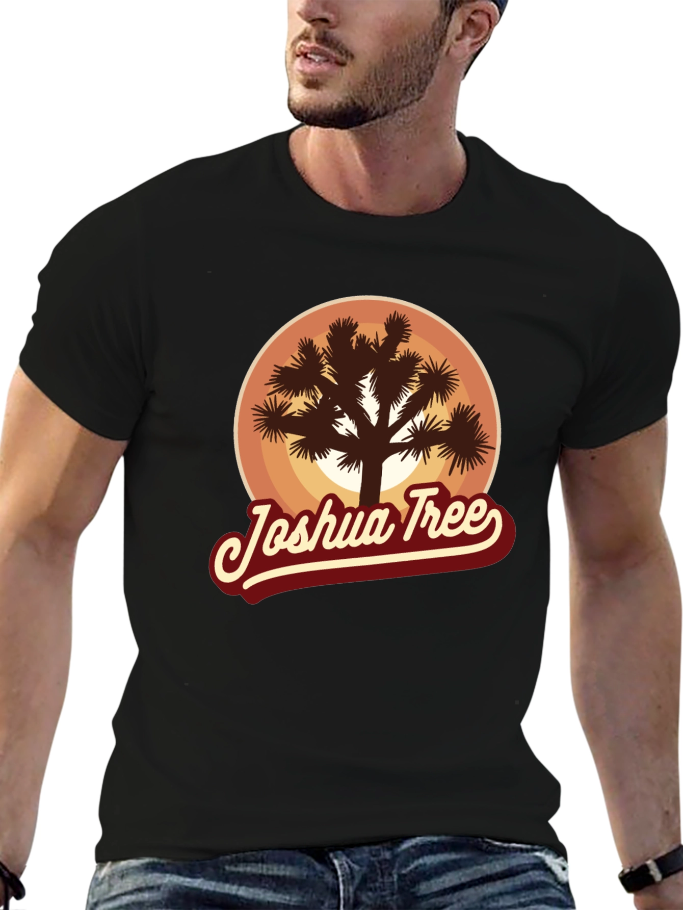 Joshua Tree Retro T-Shirt - Desert Vibes