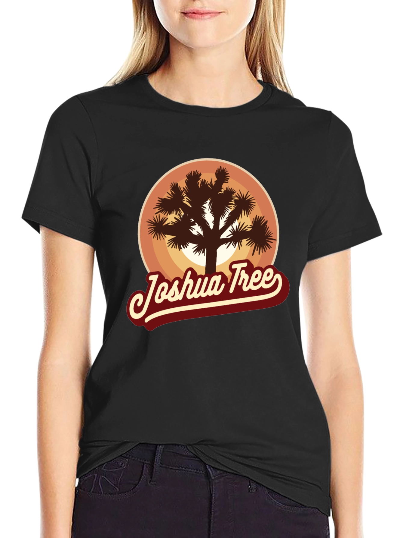 Joshua Tree Retro T-Shirt - Desert Vibes