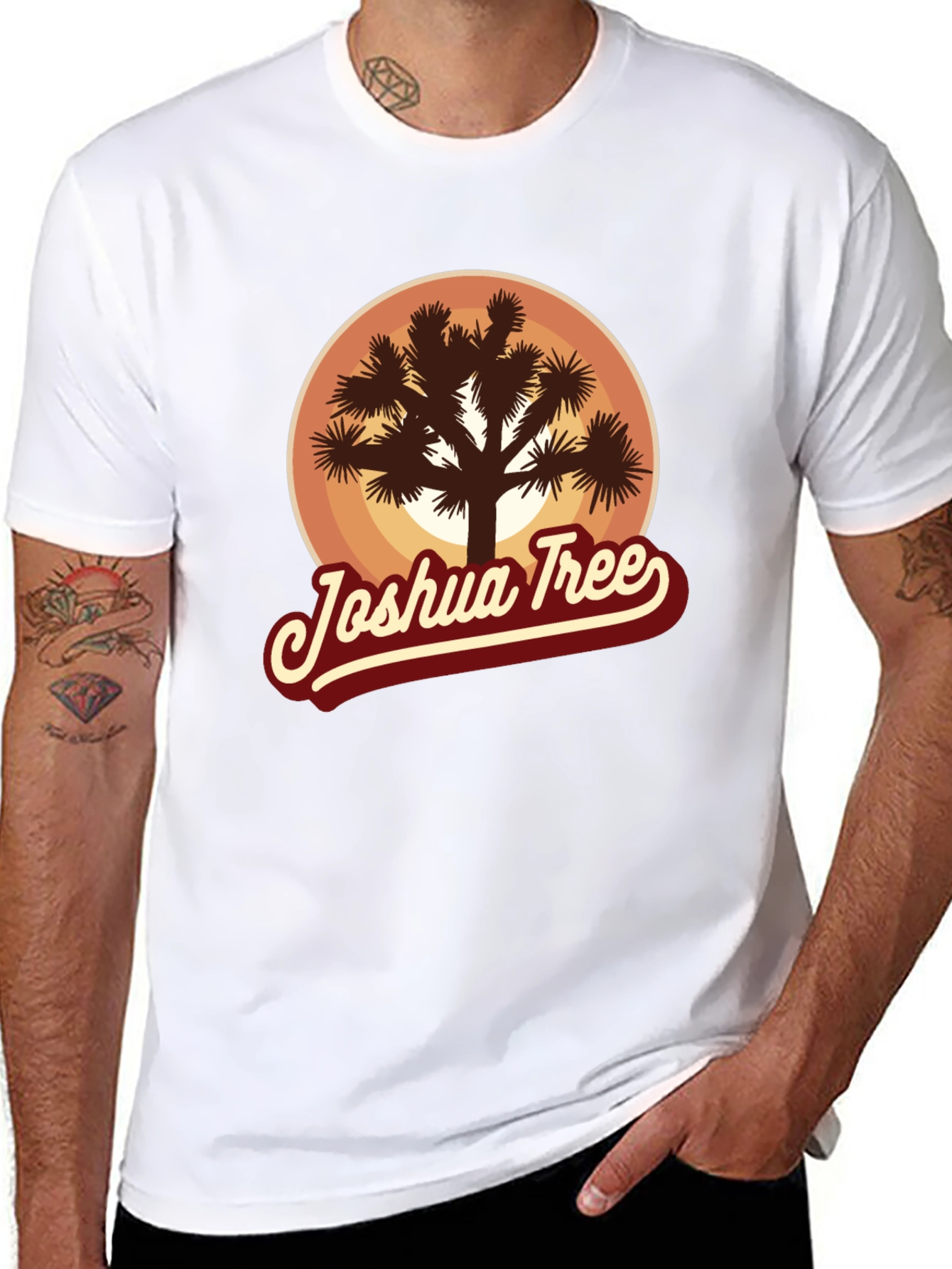 Joshua Tree Retro T-Shirt - Desert Vibes