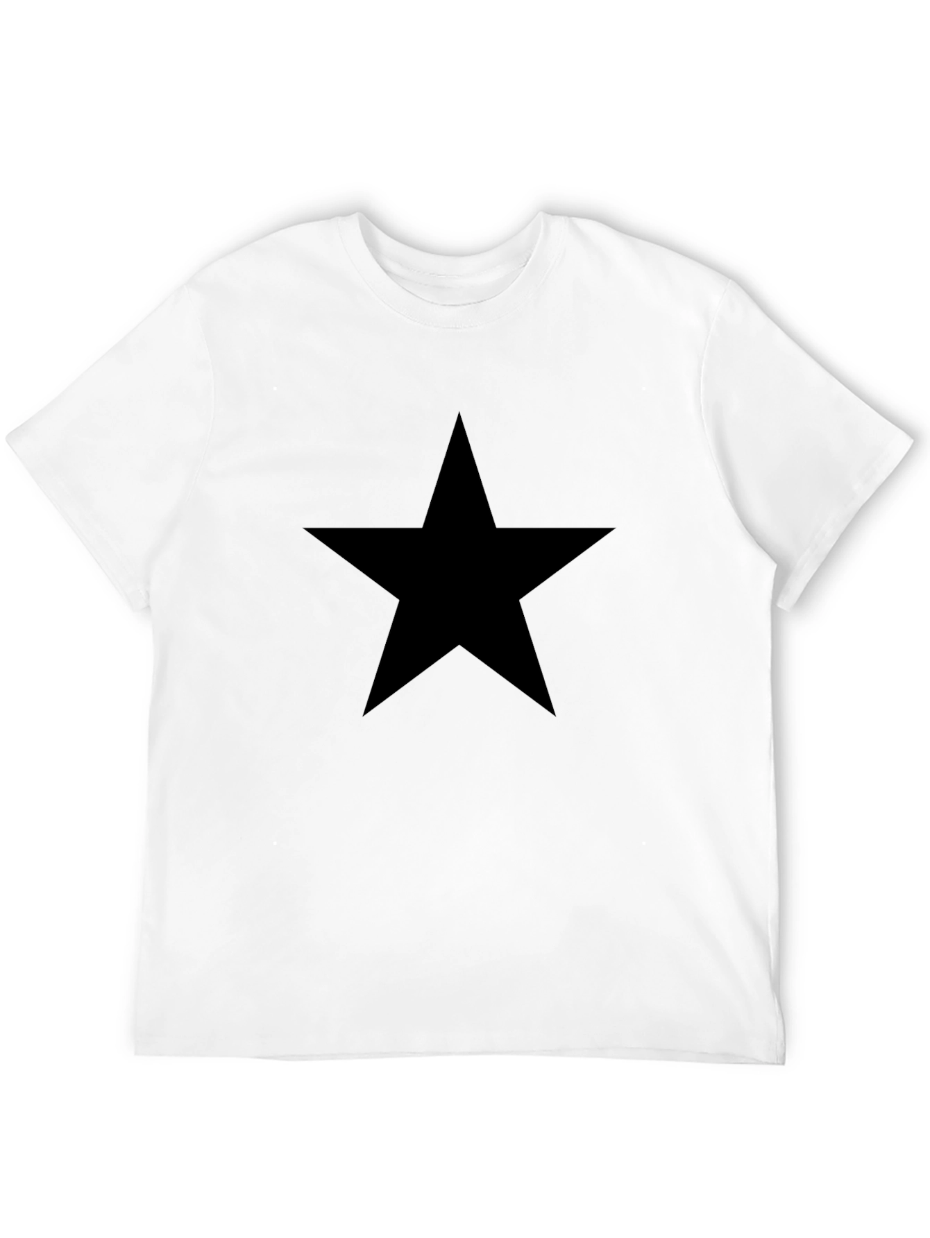 Black Star Graphic Tee - Casual Comfort