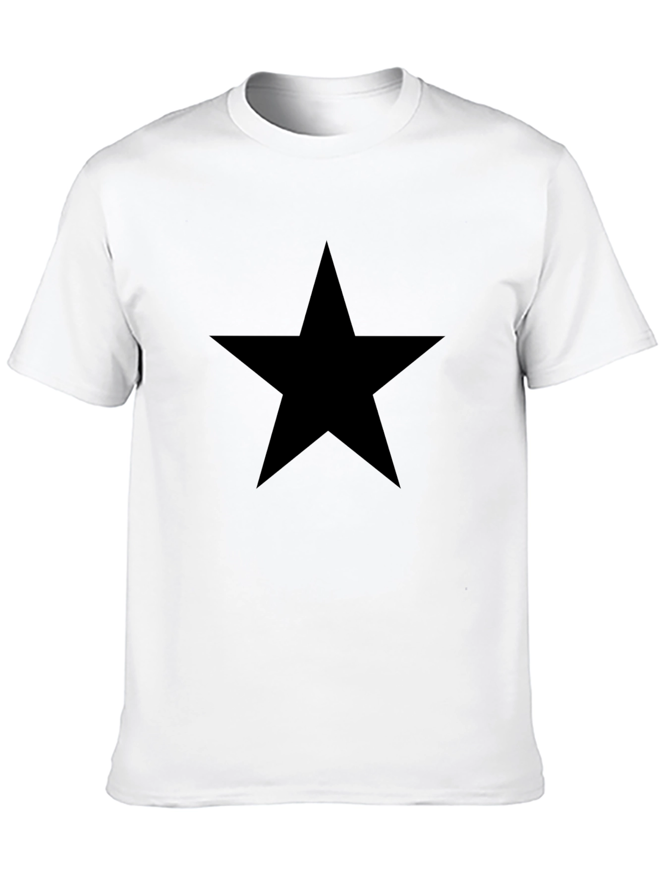 Black Star Graphic Tee - Casual Comfort