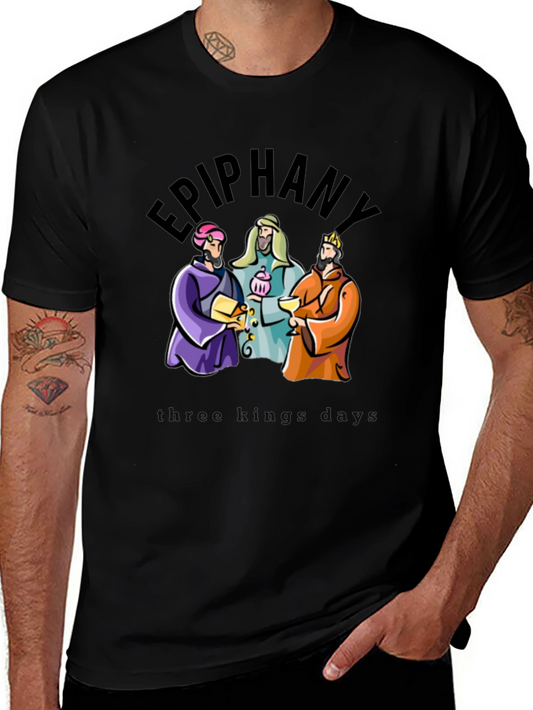 Epiphany Three Kings Black T-Shirt