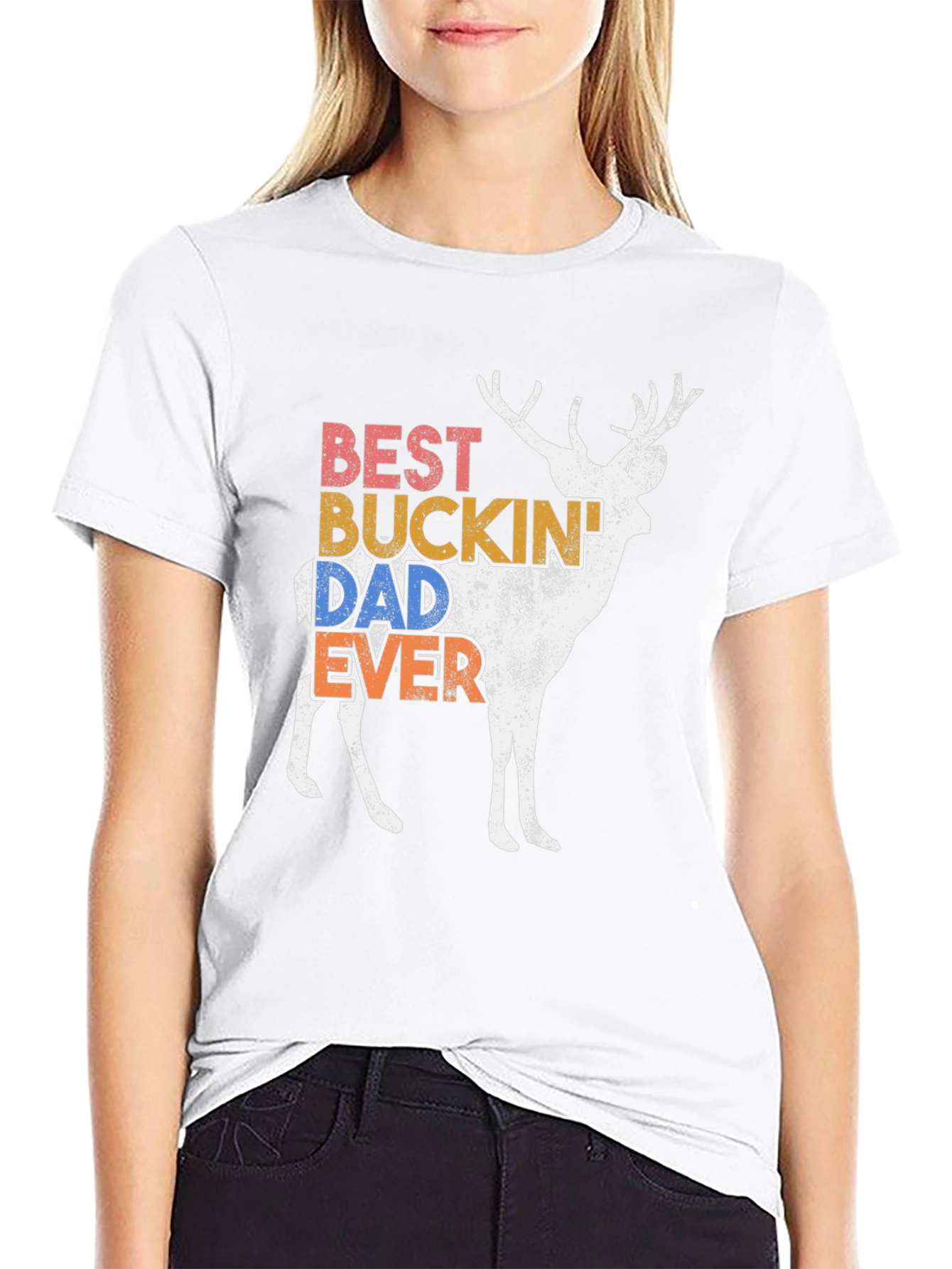 Best Buckin Dad Ever Deer T-Shirt