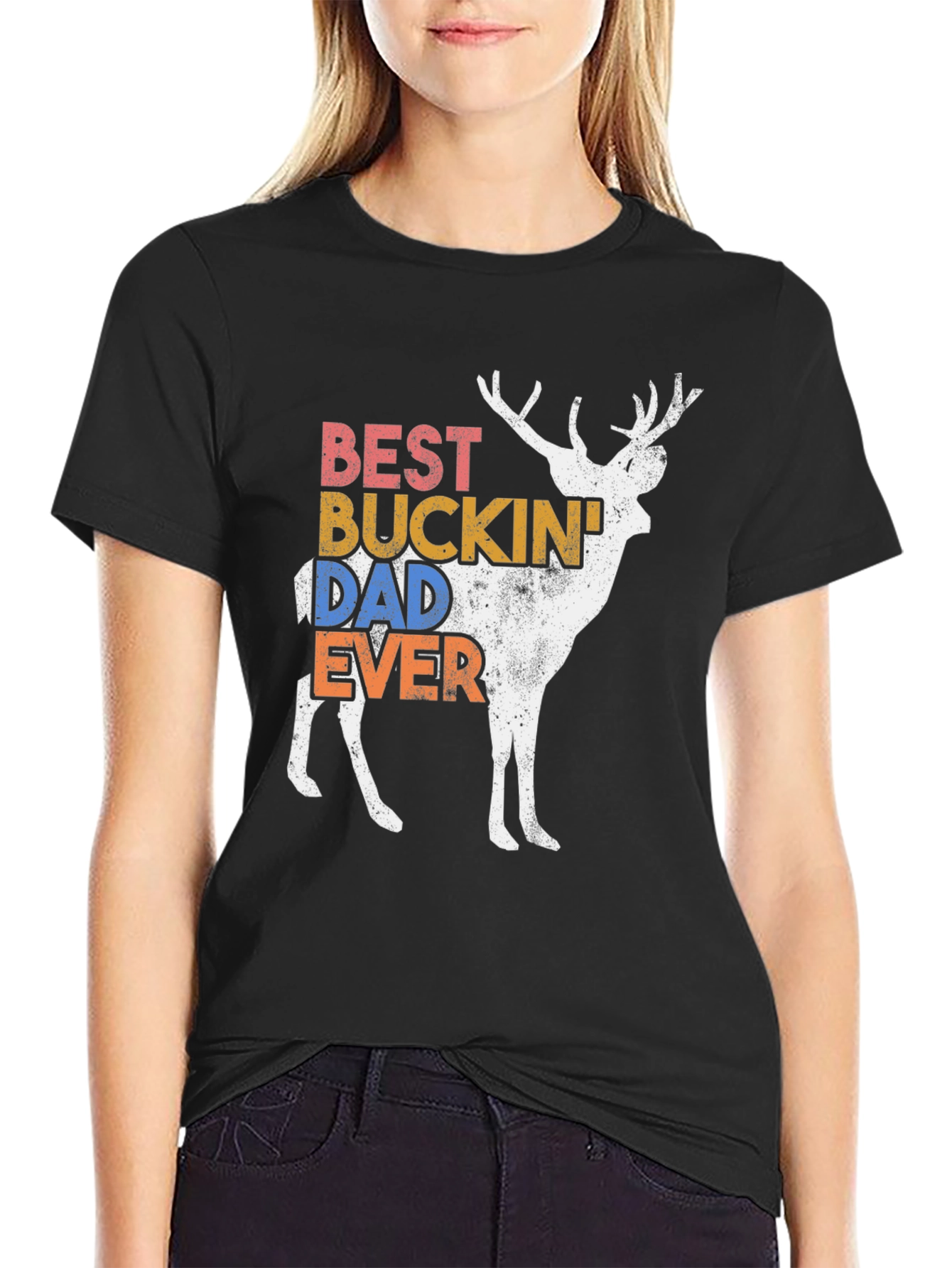 Best Buckin Dad Ever Deer T-Shirt