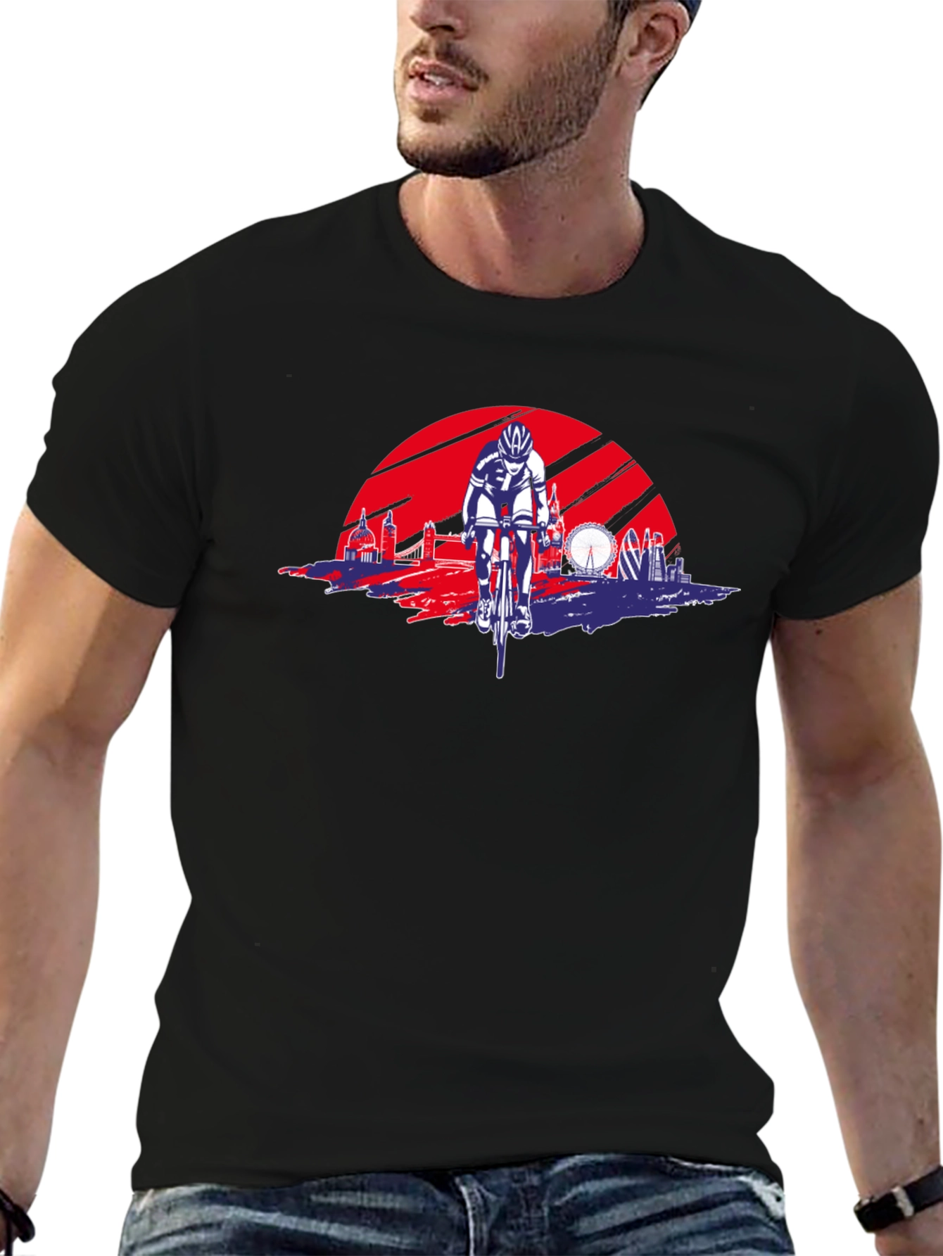 London Cycling T-Shirt - Union Jack Design