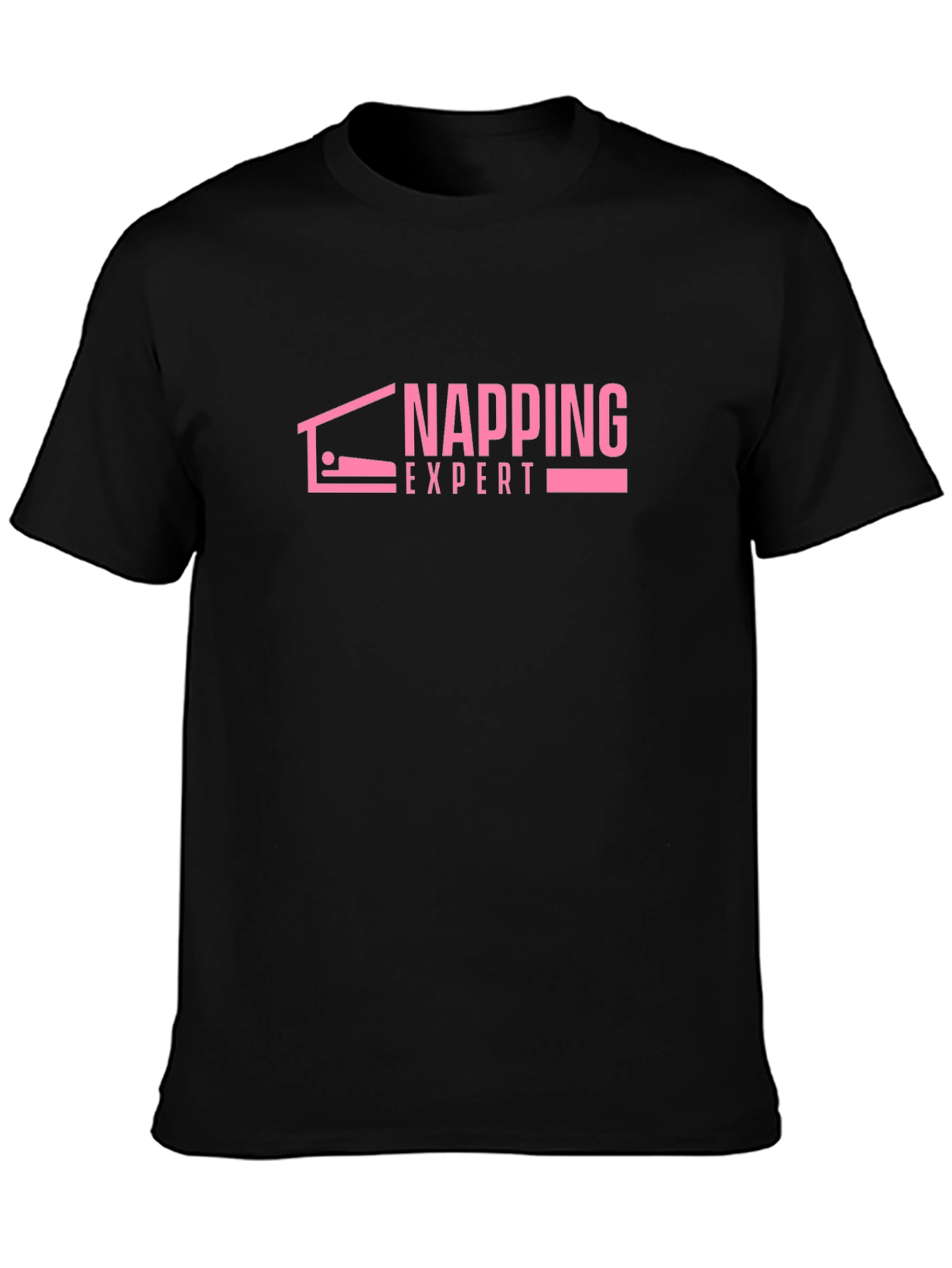 Napping Expert Graphic T-Shirt - Black
