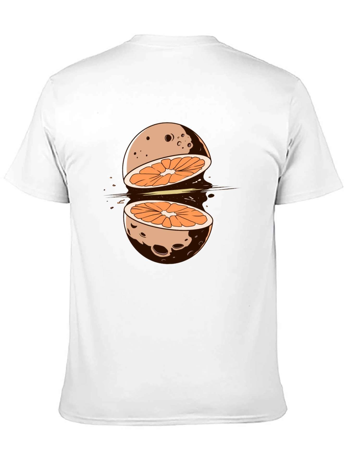 Orange Moon Graphic T-Shirt