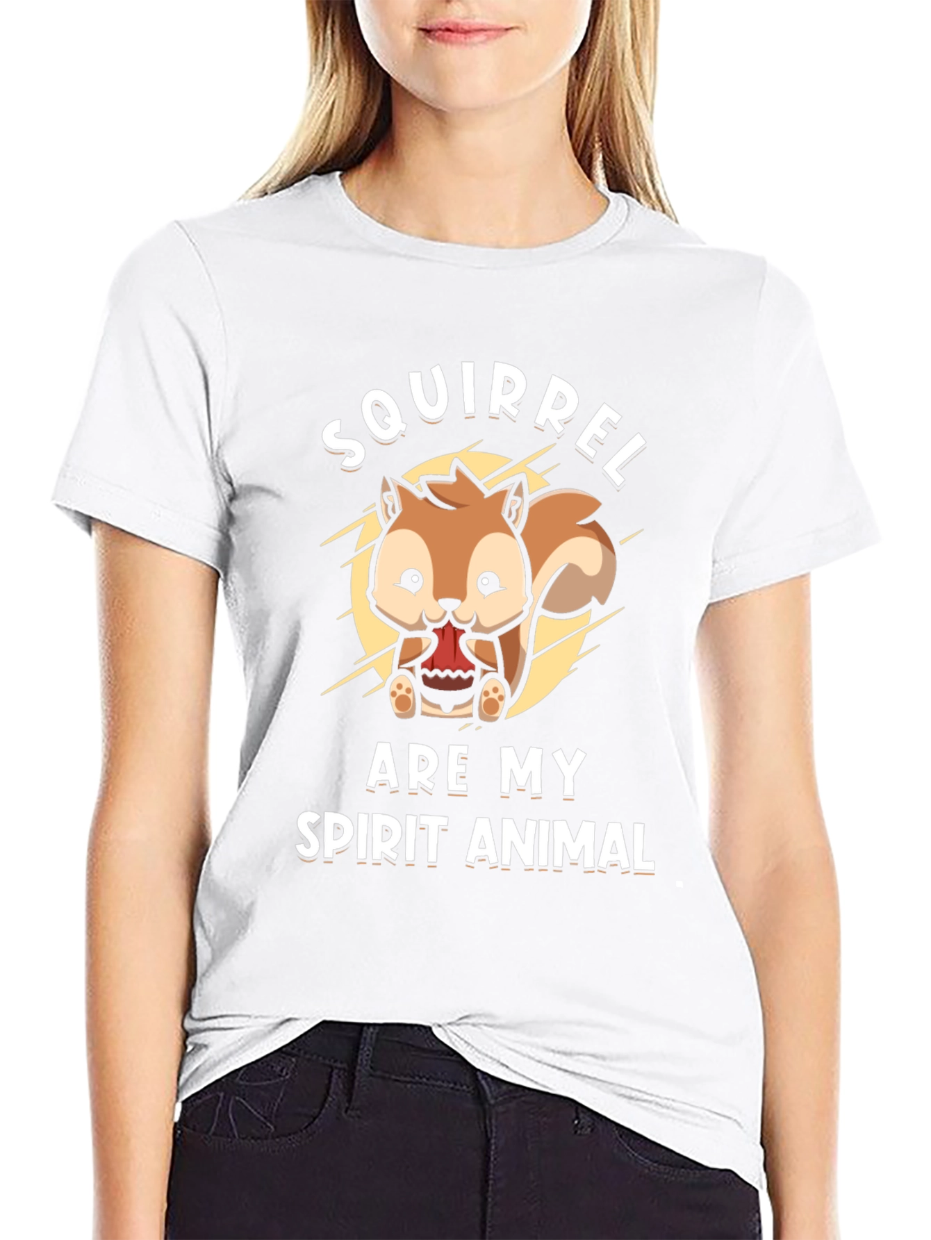 Squirrel Spirit Animal Graphic T-Shirt
