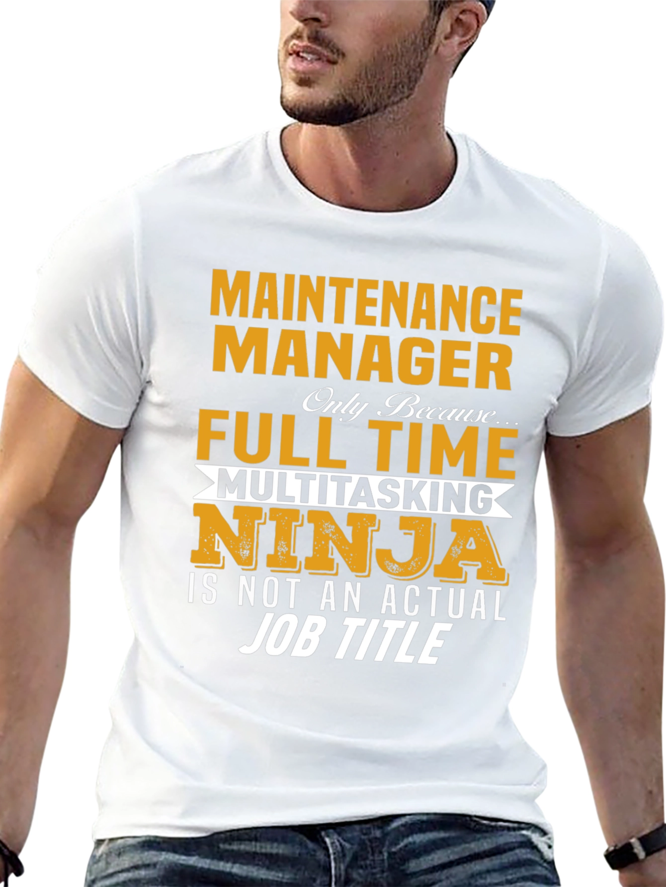 Maintenance Manager Full Time Ninja T-Shirt