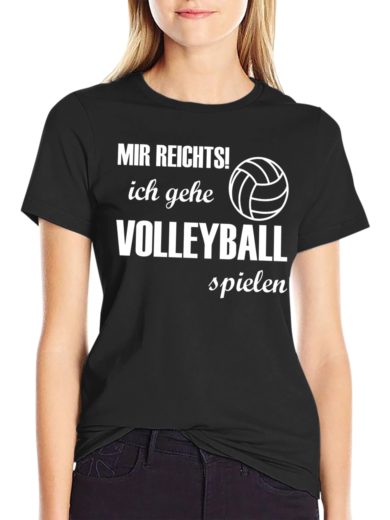 Volleyball T-Shirt - Mir Reichts! German Text