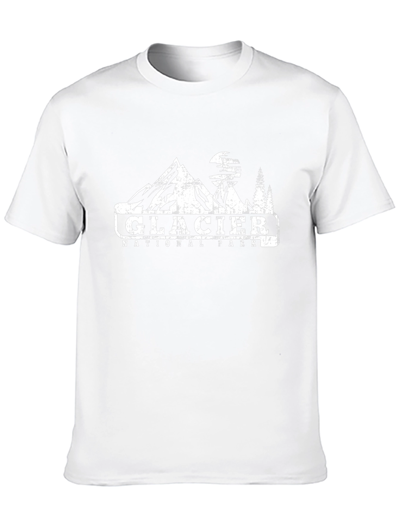 Glacier National Park Graphic T-Shirt - Black
